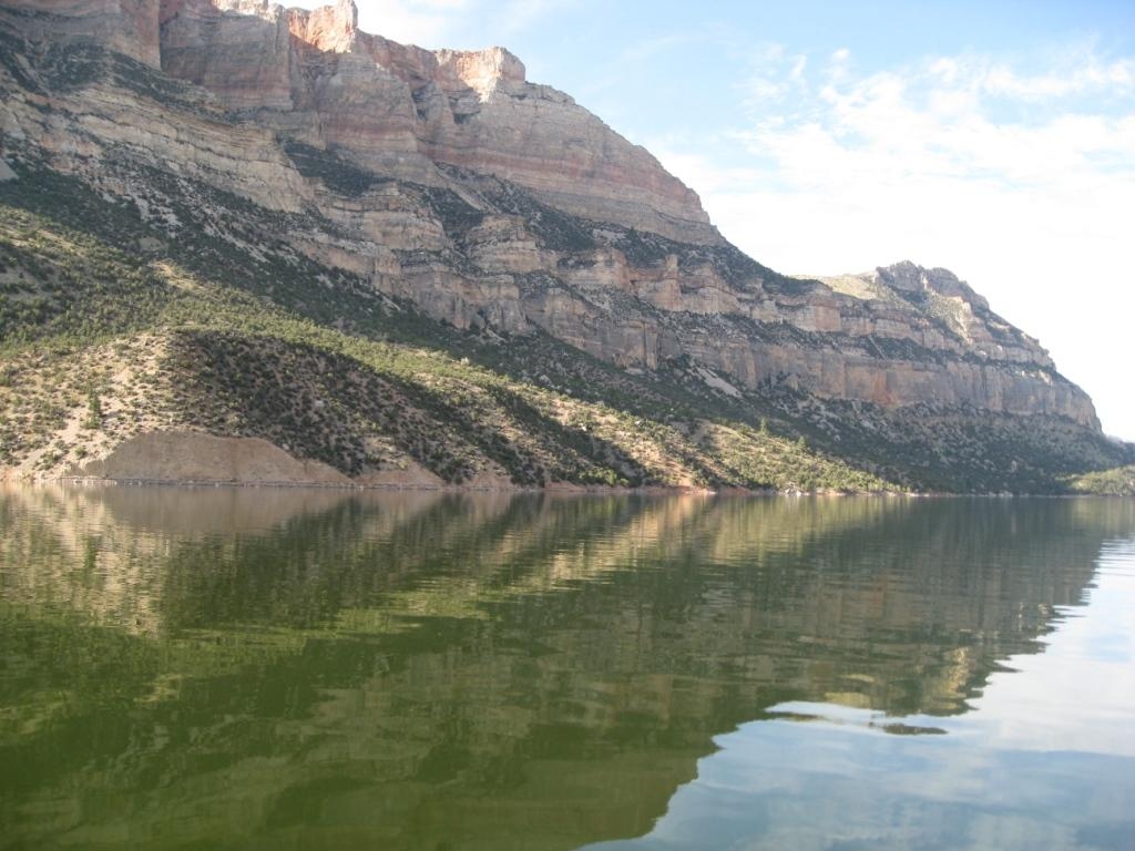 Bighorn Lake in the South District of Bighorn Canyon National Recreation Area, Wyoming