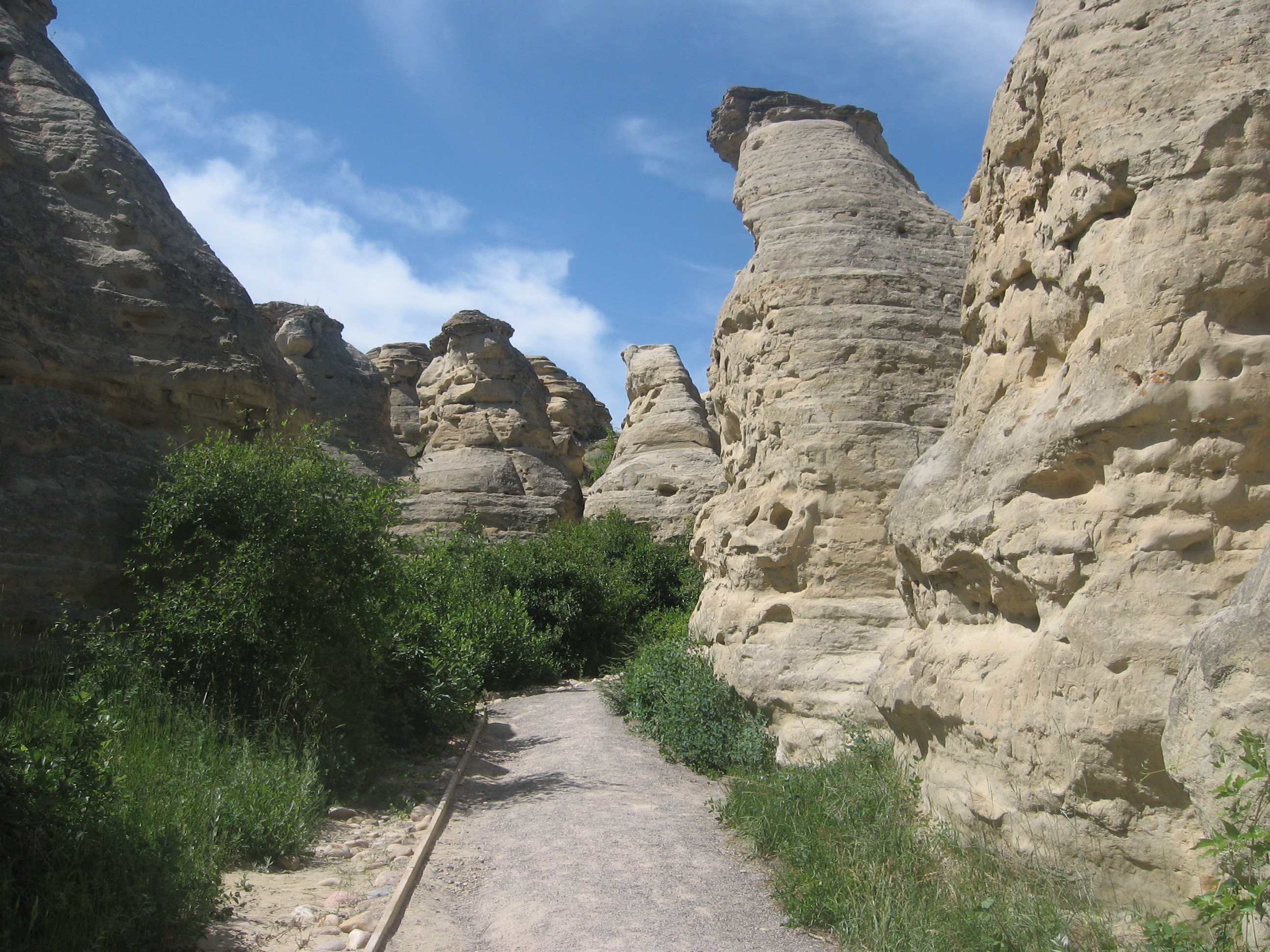 Hoodoos in Writing-on-Stone Provincial Park, Alberta, Canada