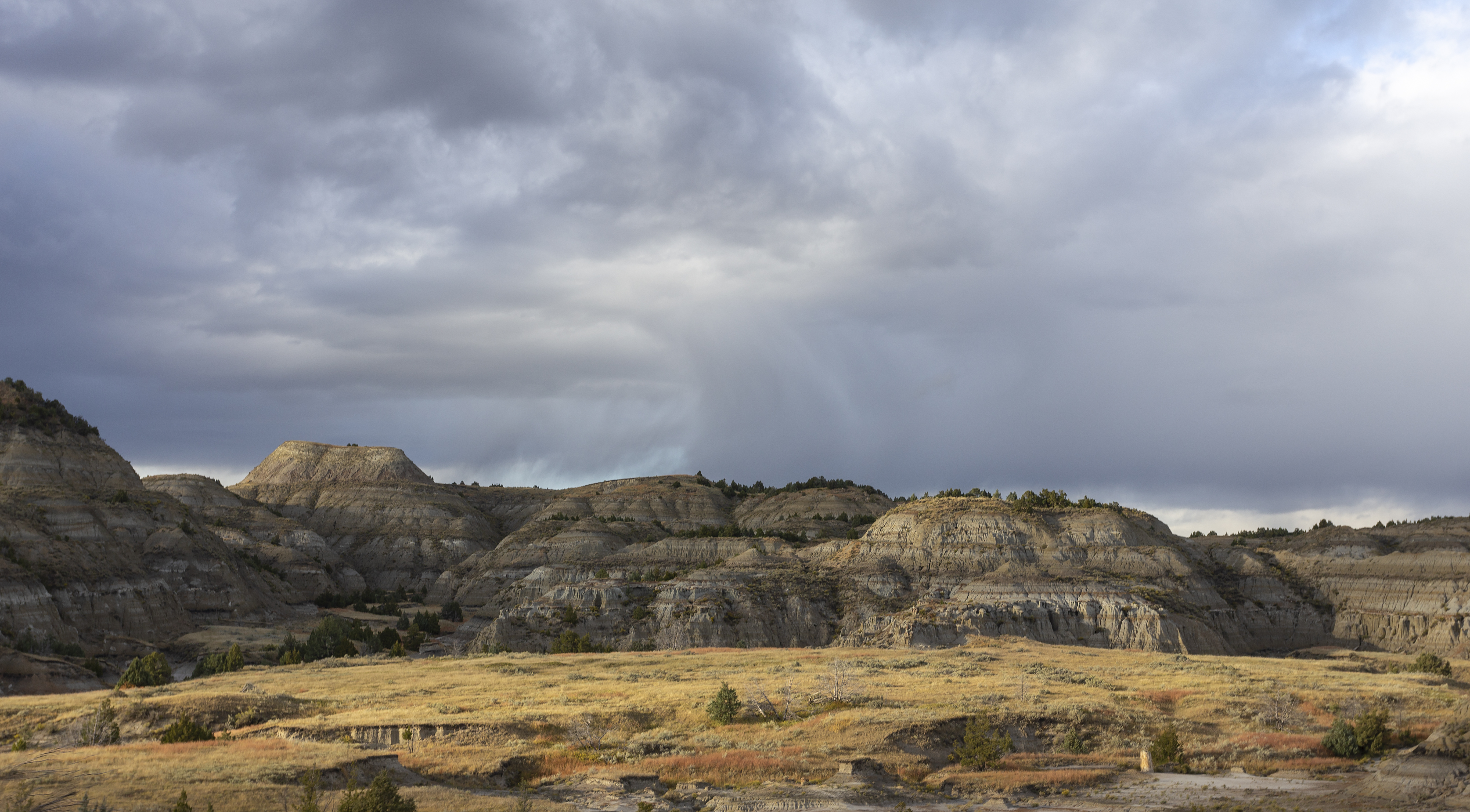 Badlands in Theodore Roosevelt National Park,south unit, North Dakota, USA