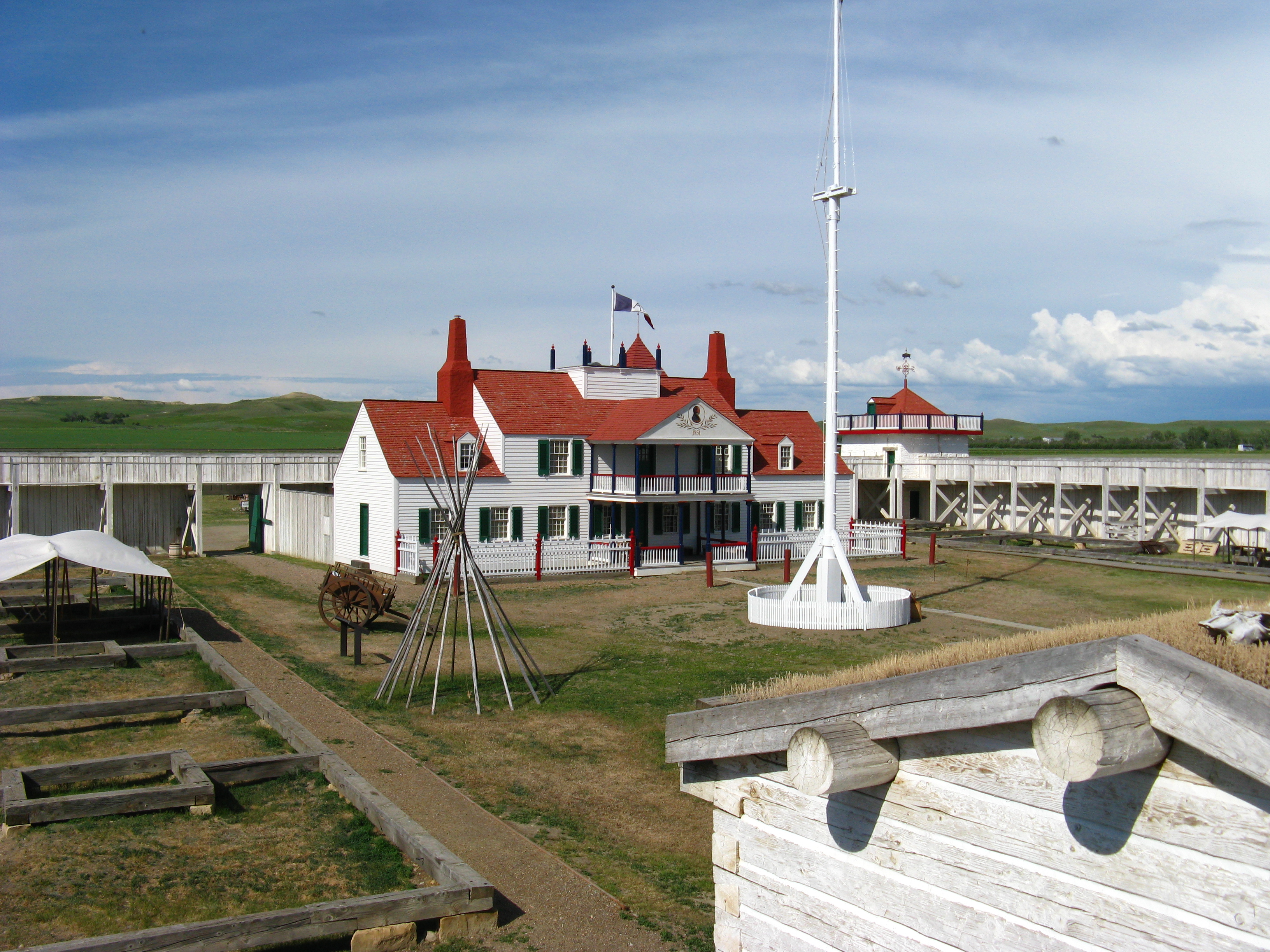 Central Courtyard of Fort Union Trading Post National Historic Site
