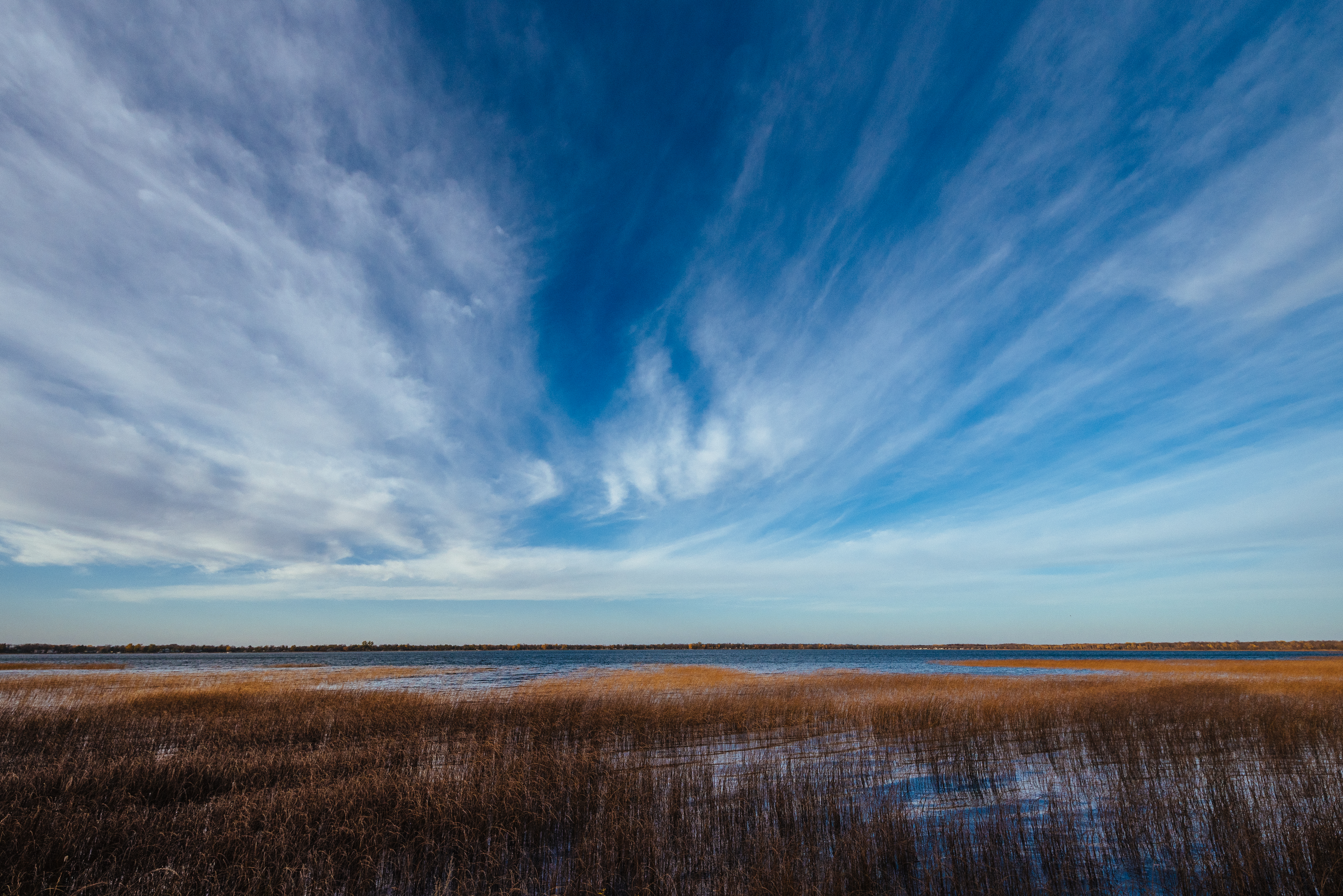 Lake Blanche on an October afternoon, at Glendalough State Park in Battle Lake, Minnesota.