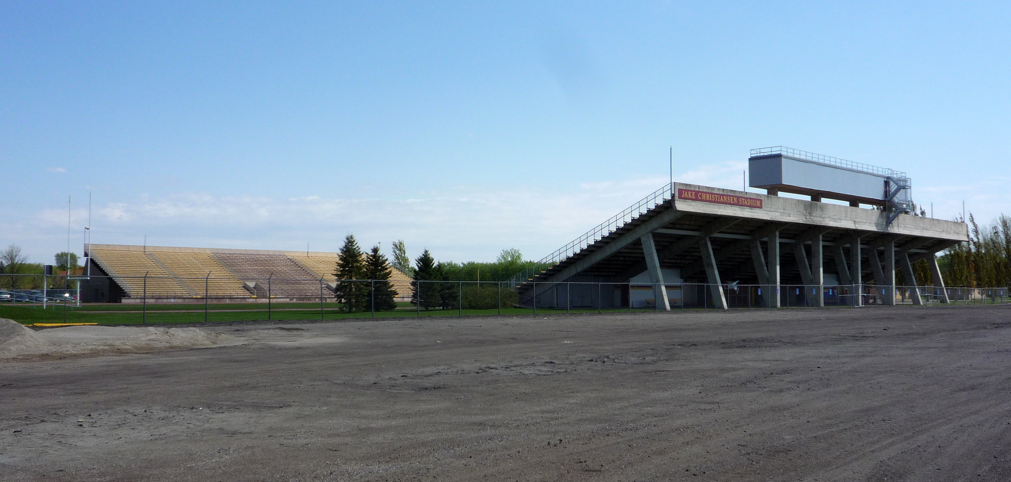 Jake Christiansen Stadium, Concordia College (Moorhead State) campus, Moorhead, Minnesota, USA.