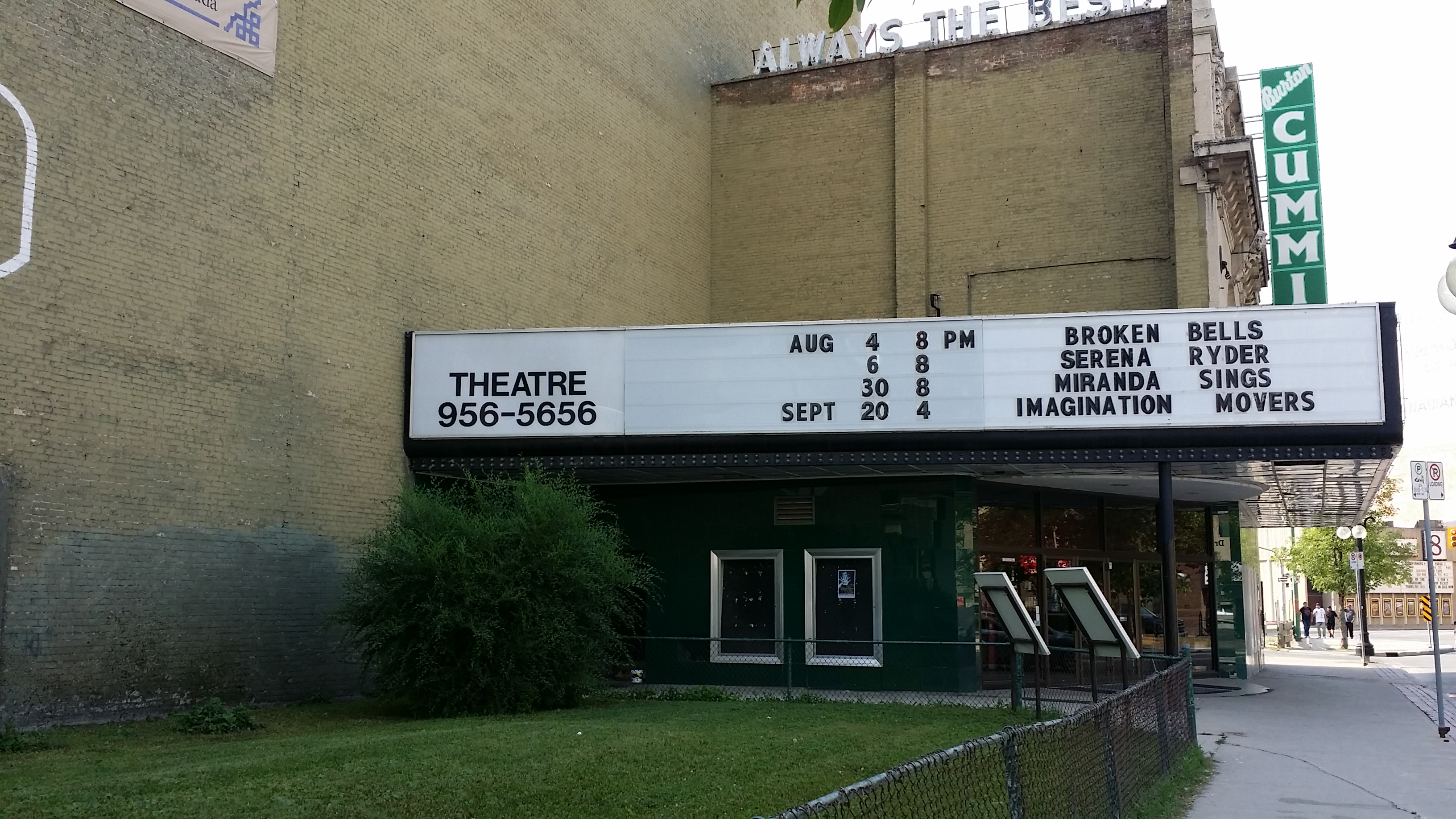 Burton Cummings Theatre in Winnipeg, Manitoba