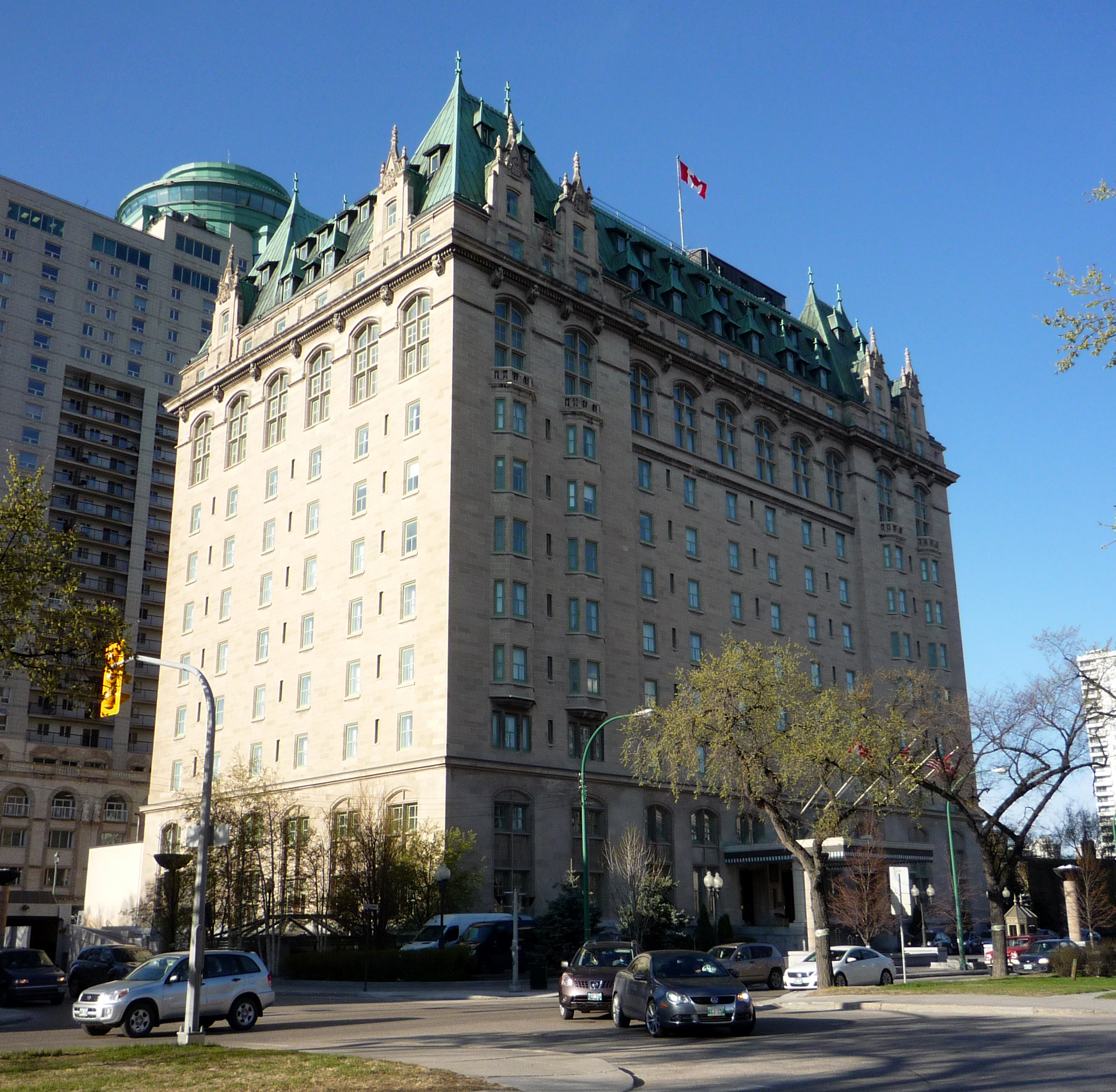 The Fort Garry Hotel in Winnipeg, Manitoba.