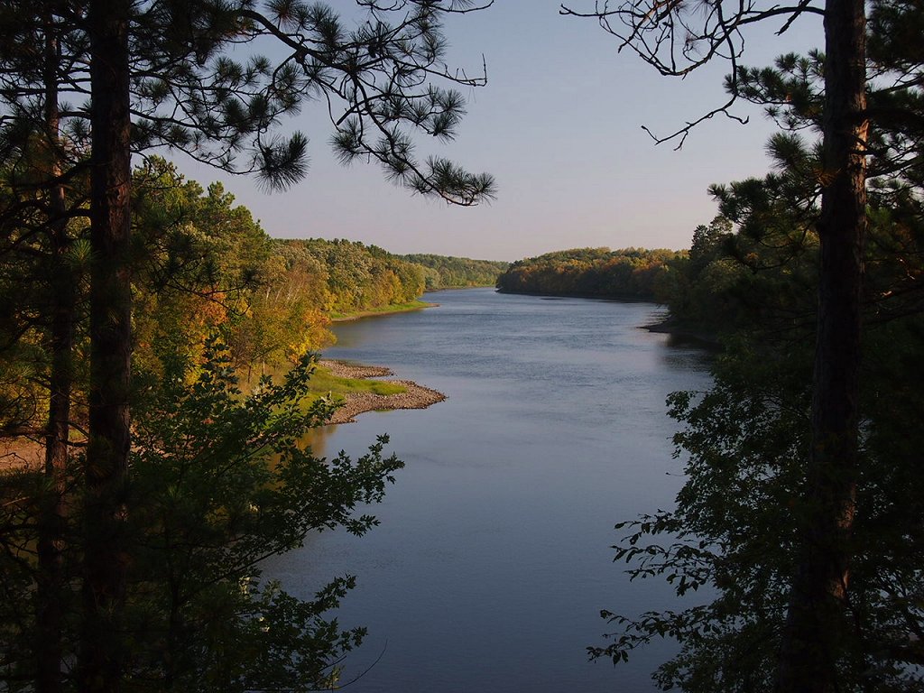 View from Chippewa Lookout, Crow Wing State Park, Minnesota, USA.