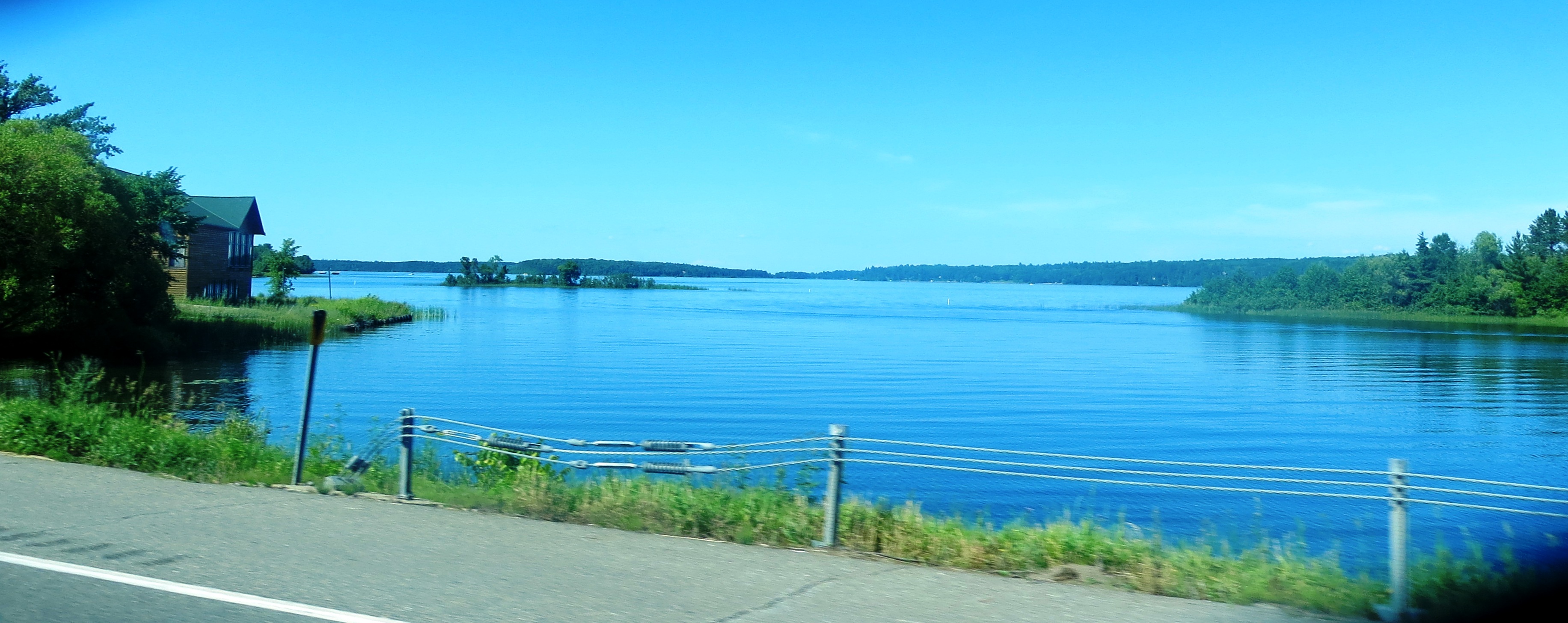Cass county, Minnesota, along state highway no 200.