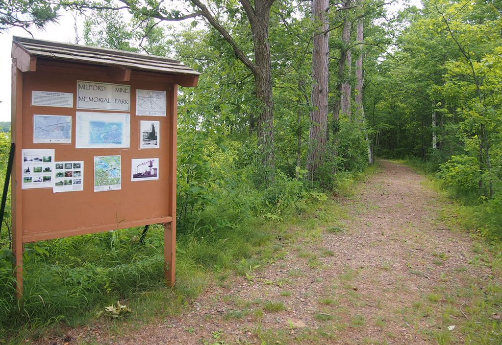 Milford Mine Memorial Park, Wolford Township, Minnesota, USA.