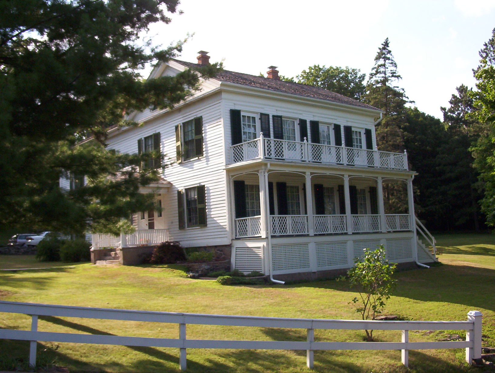 The William H. C. Folsom house in Taylors Falls, Minnesota.