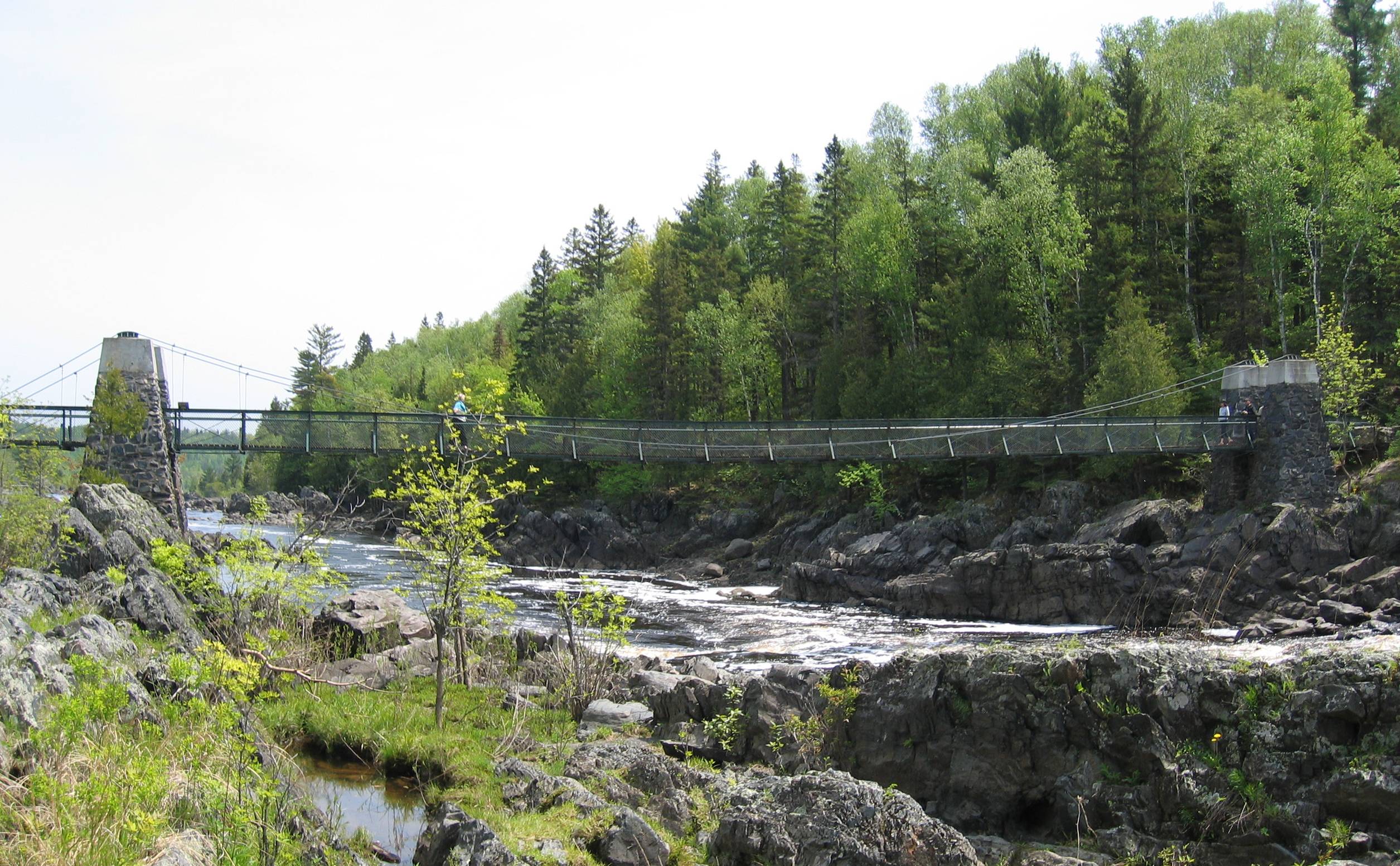 The Swinging Bridge in Jay Cooke State Park in Minnesota






This is an image of a place or building that is listed on the National Register of Historic Places in the United States of America. Its reference number is 89001665 (Wikidata).