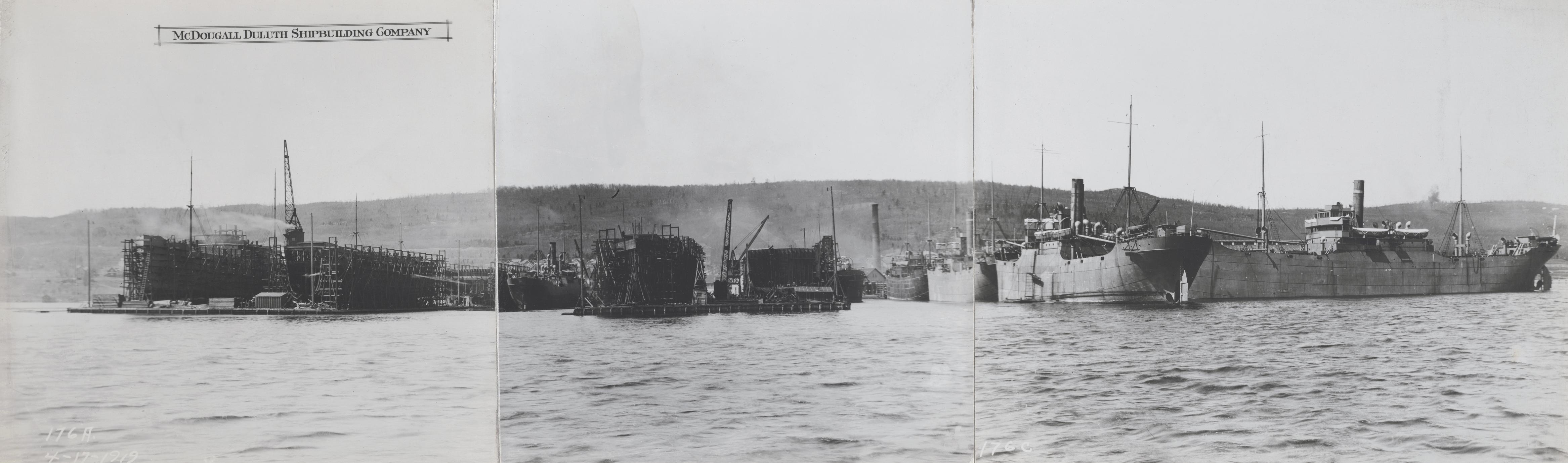 McDougall Duluth Shipbuilding Company in 1919