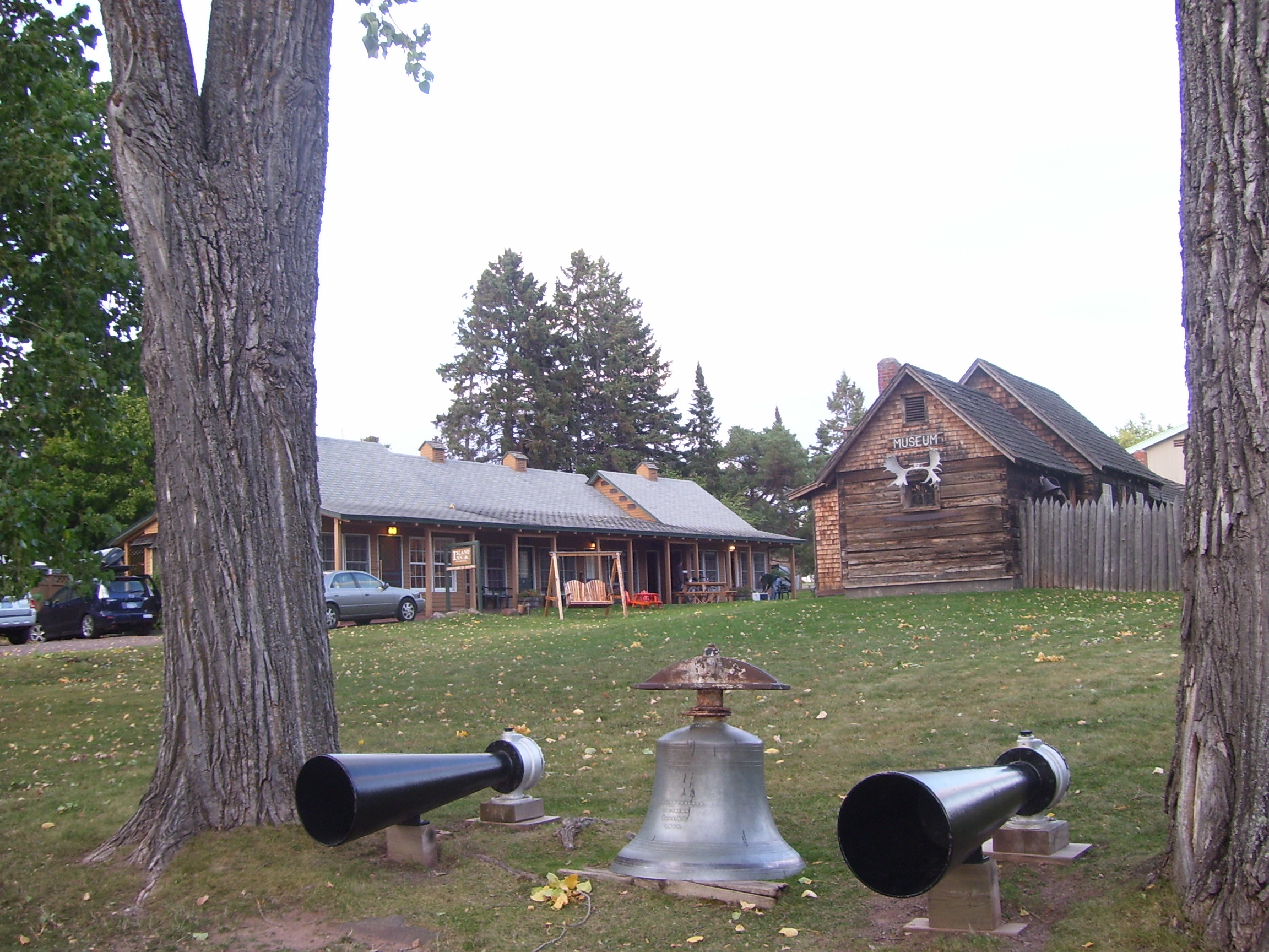 A photograph of the Madeline Island Historical Museum.