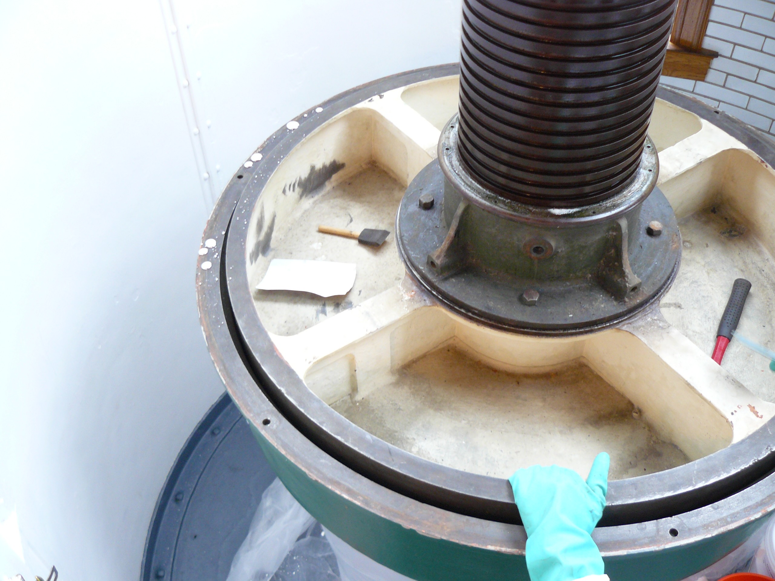 Mercury bowl and float of Split Rock lens
Collection of The Minnesota Historical Society