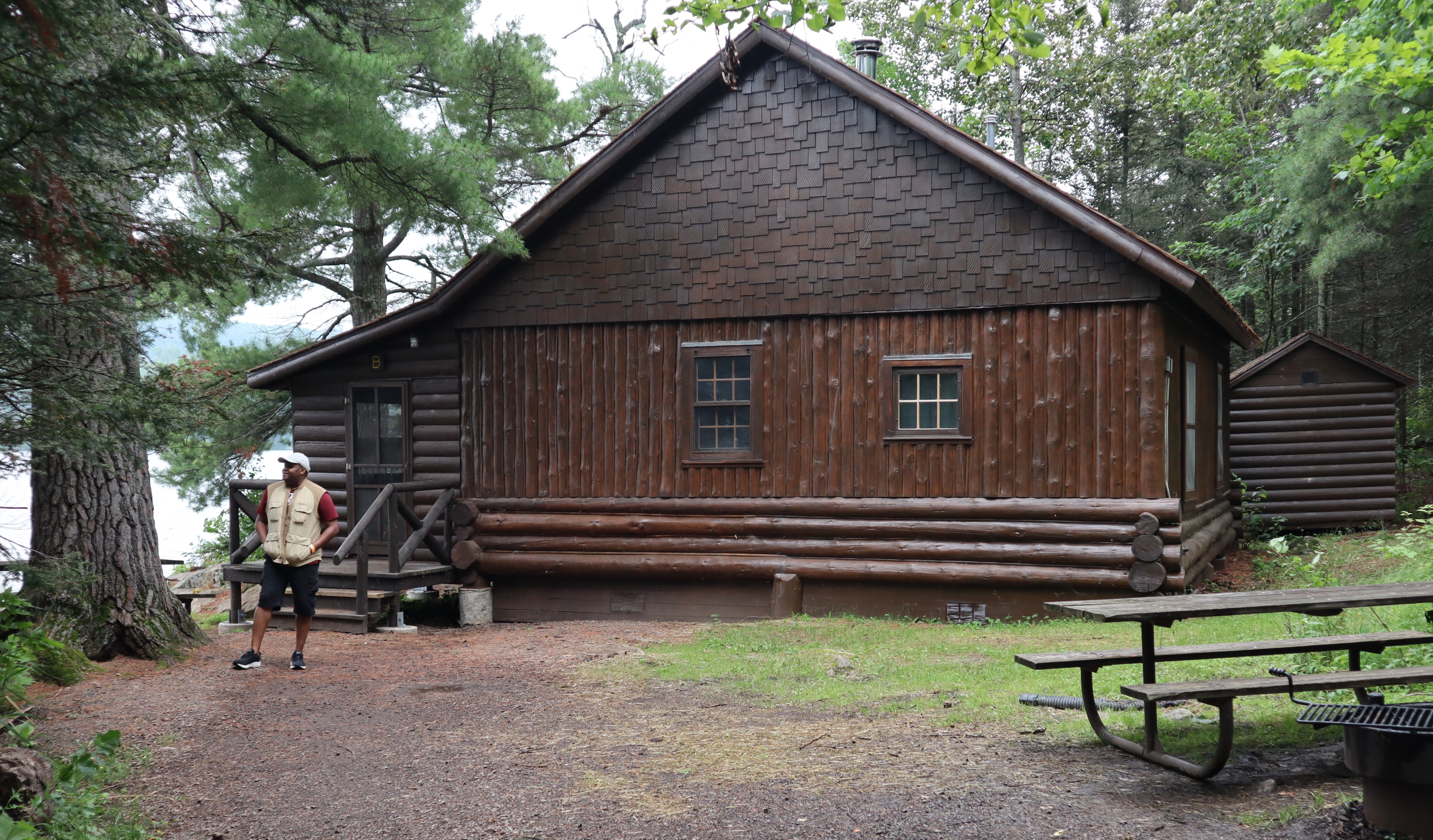 Cabin B on Mic Mac Lake in Tettegouche State Park, Minnesota, U.S.A.