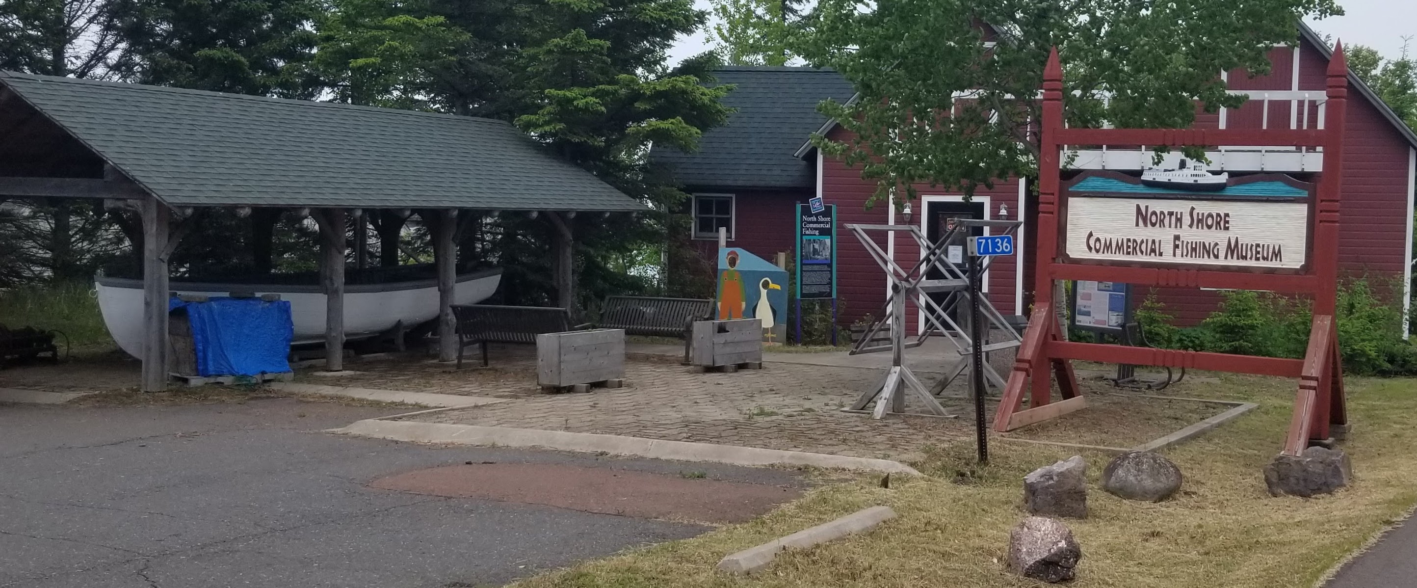North Shore Commercial Fishing Museum, operated by the Tofte Historical Society, Tofte Minnesota, USA.
