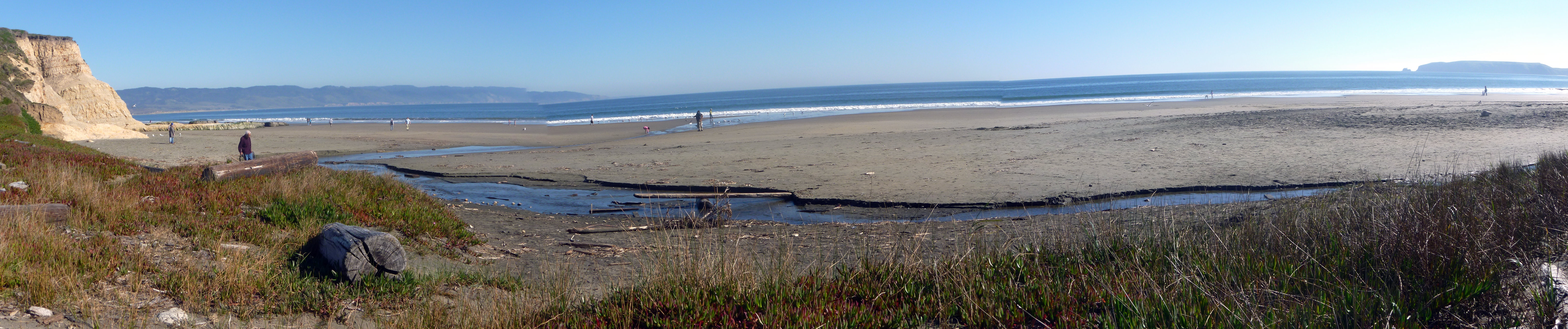 Drake's Beach, looking out over Drakes Bay
