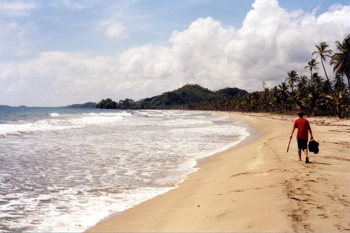 Beach in Kuna Yala, Panama.
