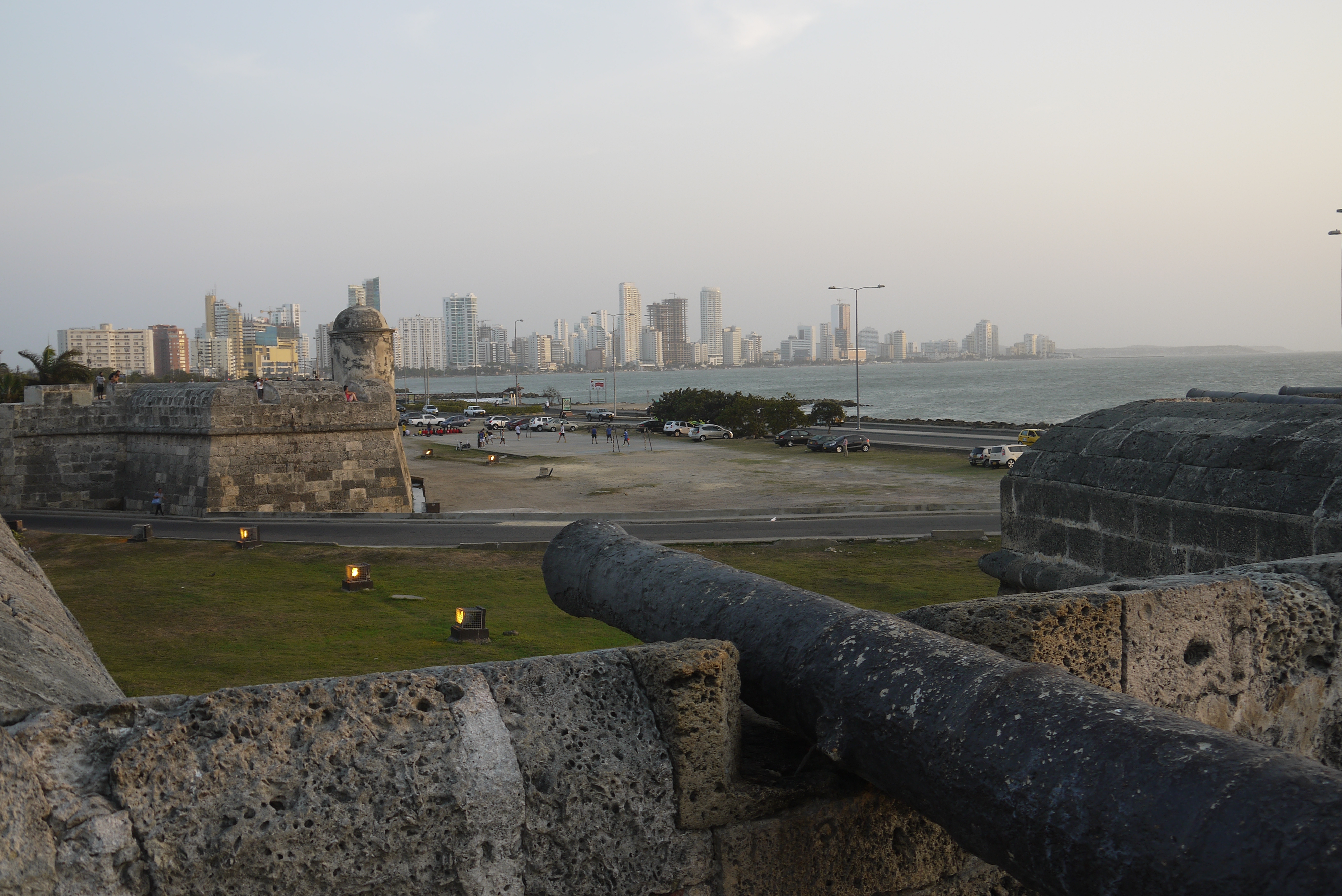 Cartagena skyline from the city walls