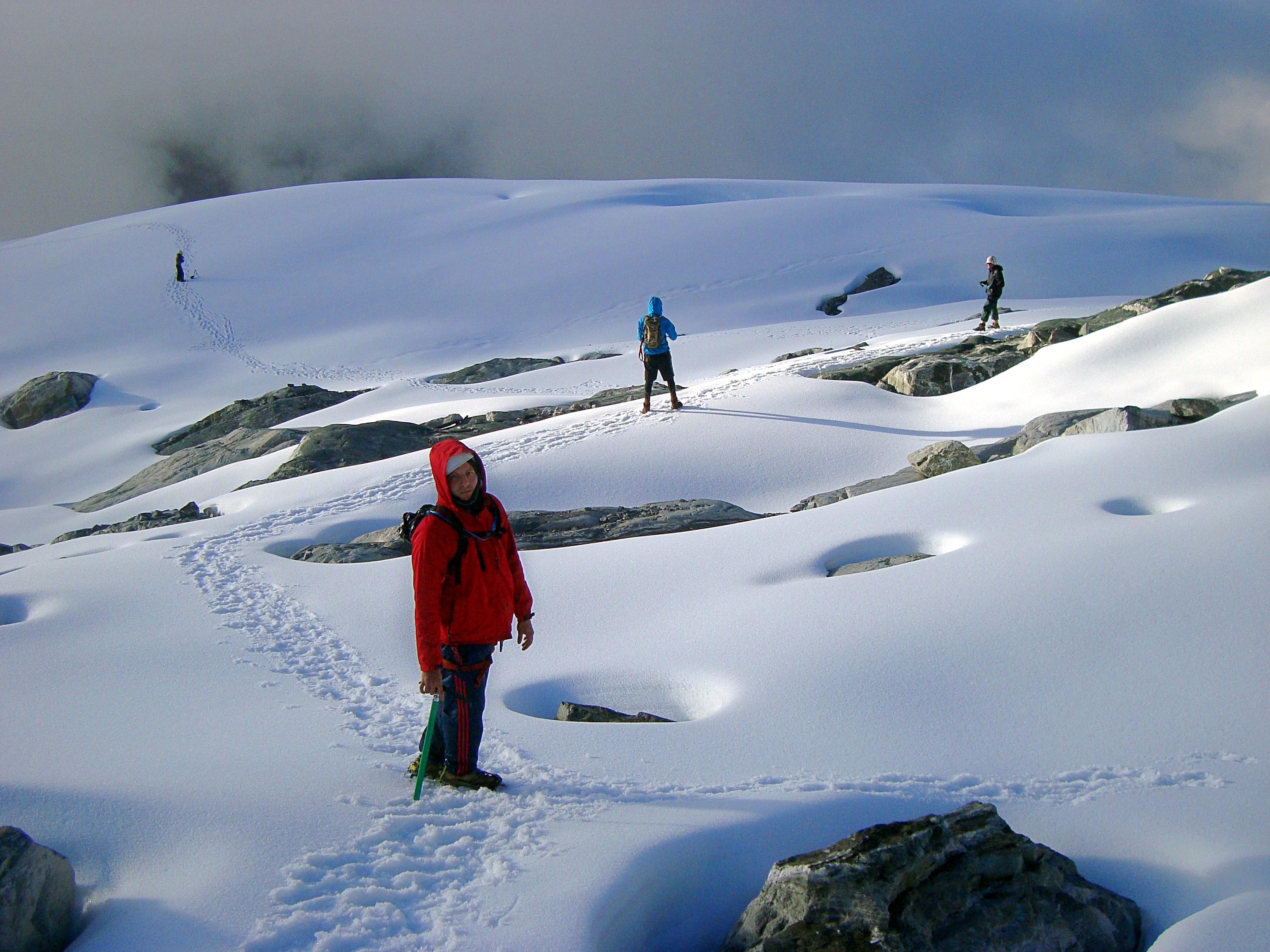 Pico Humboldt is Venezuela's second highest peak, at 4,940 metres above sea level. It is located in the Sierra Nevada de Merida, in the Venezuelan Andes of (Mérida State). The peak with its sister peak Pico Bonpland, and the surrounding páramos are protected by the Sierra Nevada National Park.