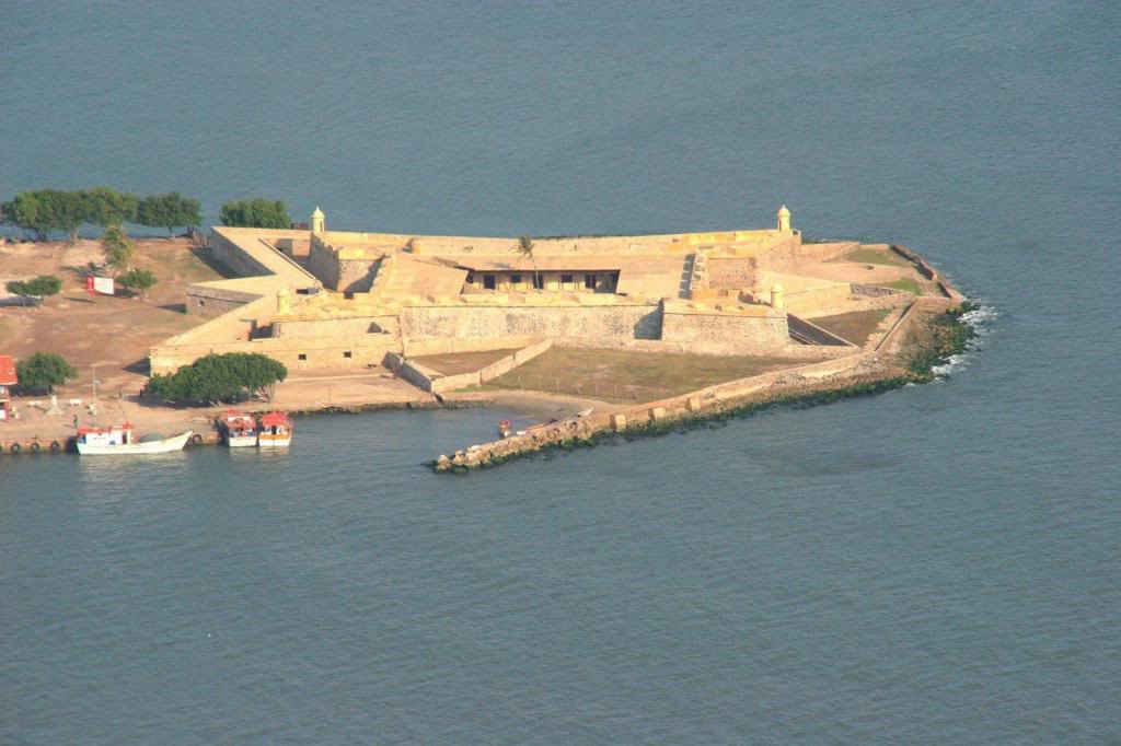 Castillo San Carlos de La Barra (also known as Fort San Carlos) in Zulia, Venezuela