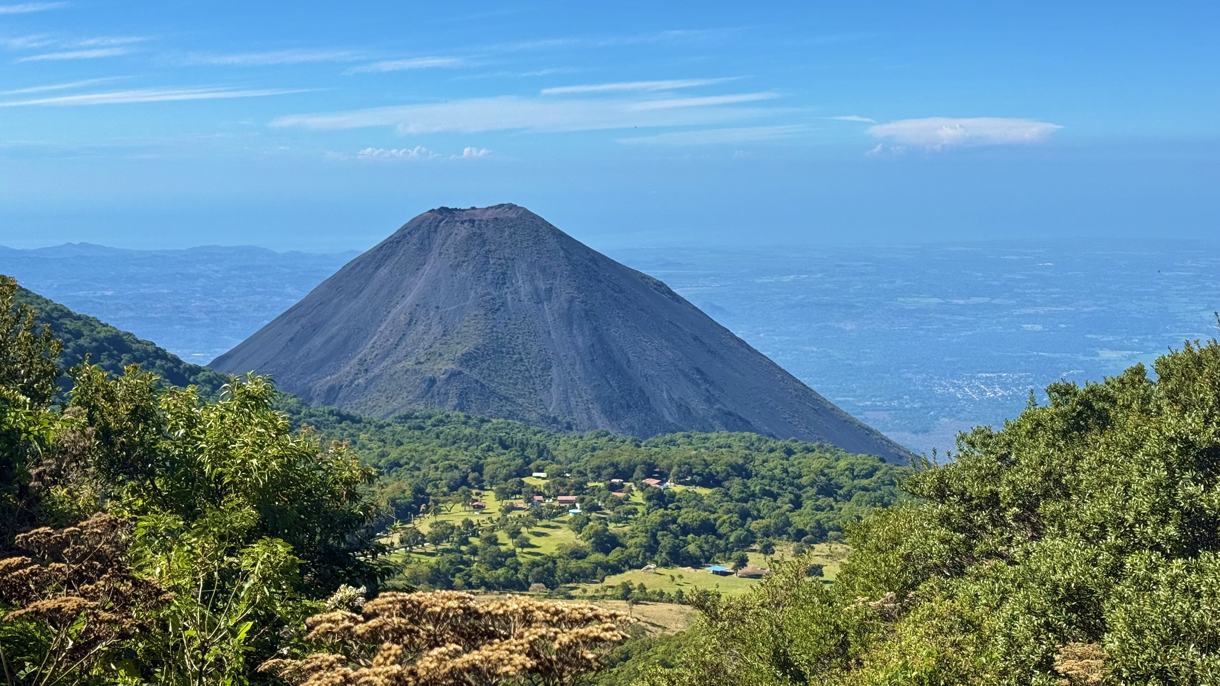 Izalco Volcano from Santa Ana Volcano