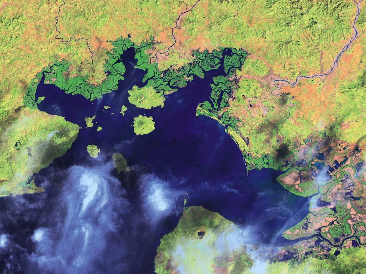 Satellite Image of the Gulf of Fonseca