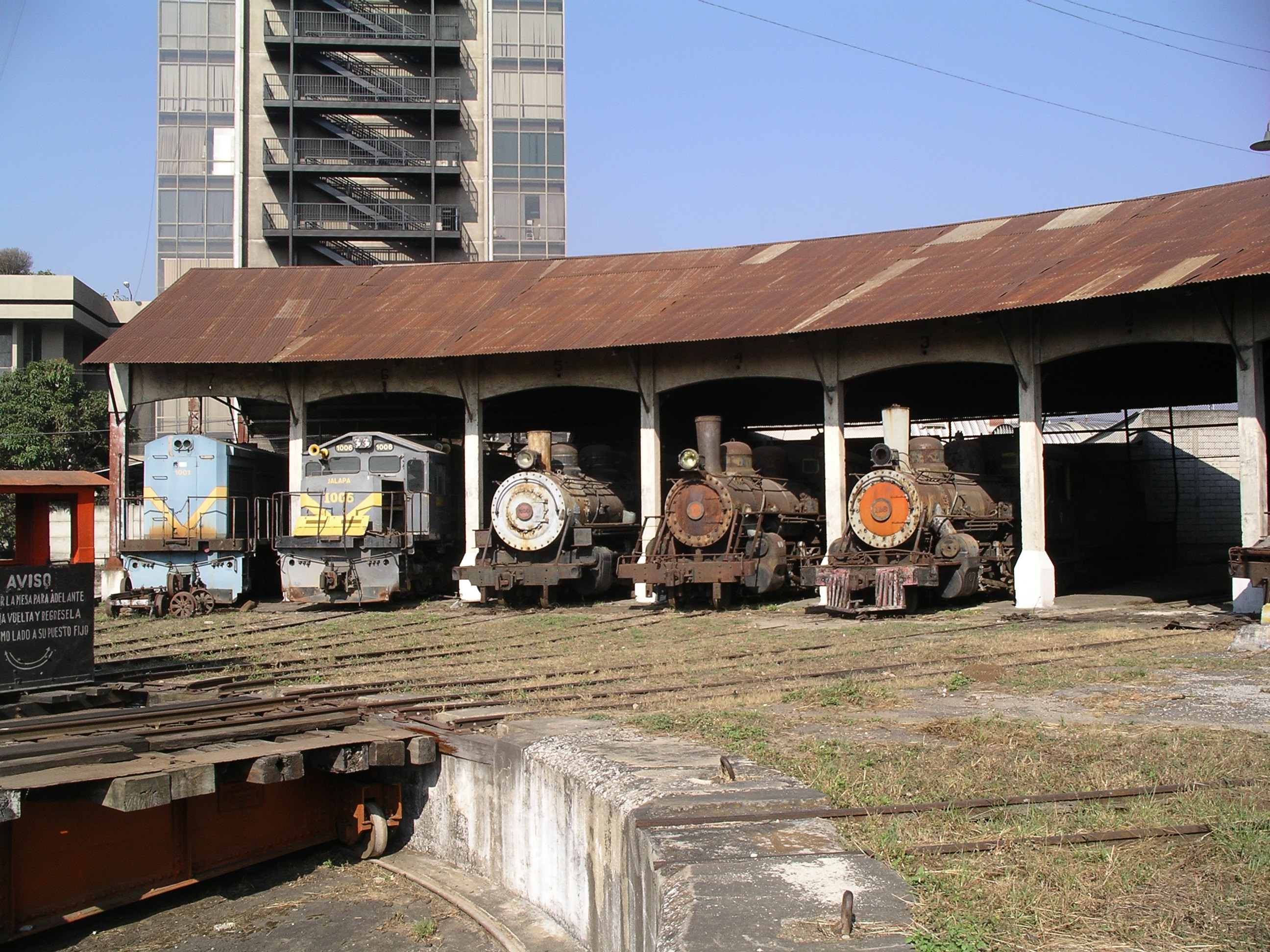 Roundhouse at Guatemala City Railway station, Guatemala