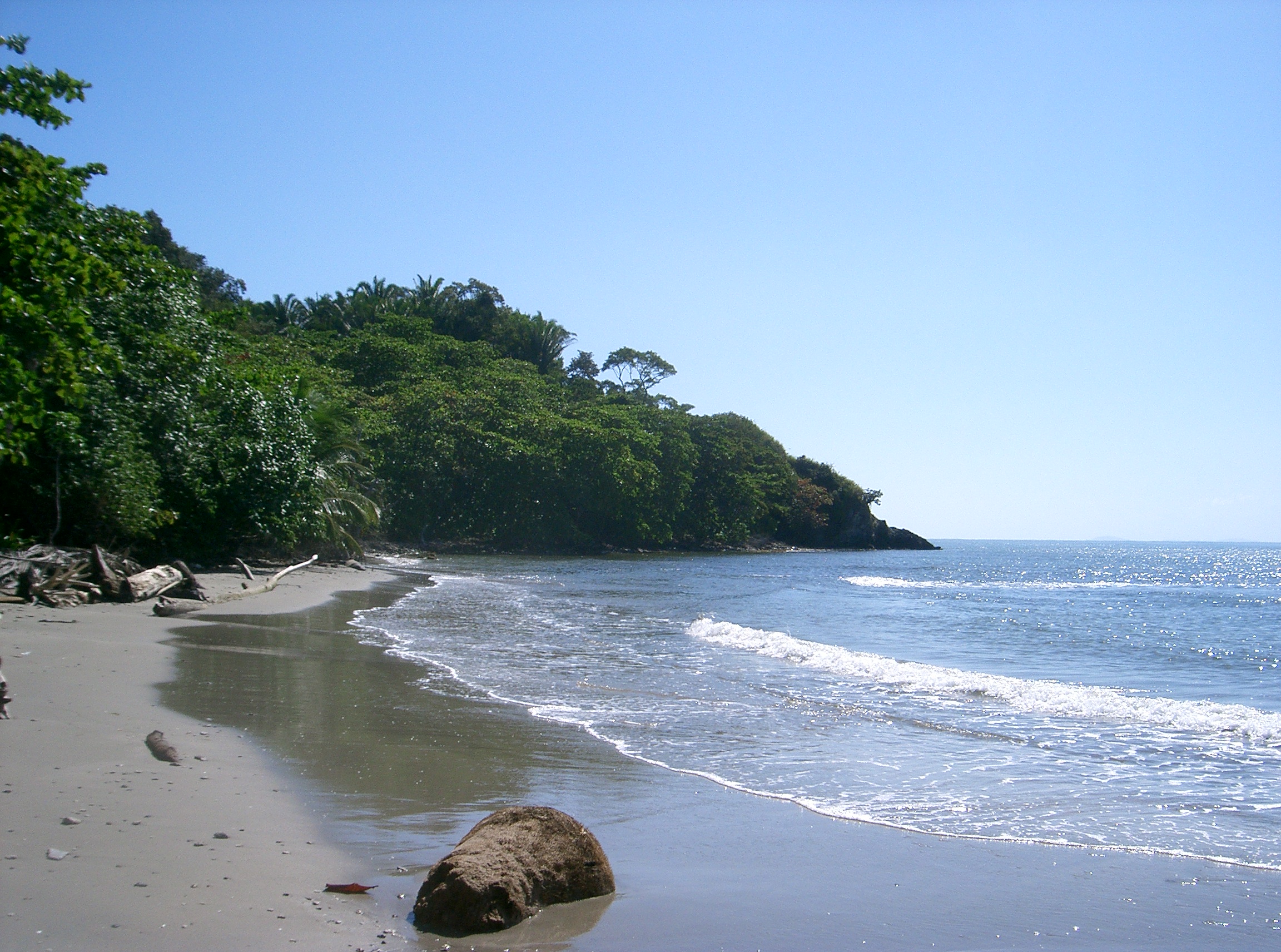 Jeanette Kawas National Park: Punta Sal Beach, near entrance of Sendero Los Curumos