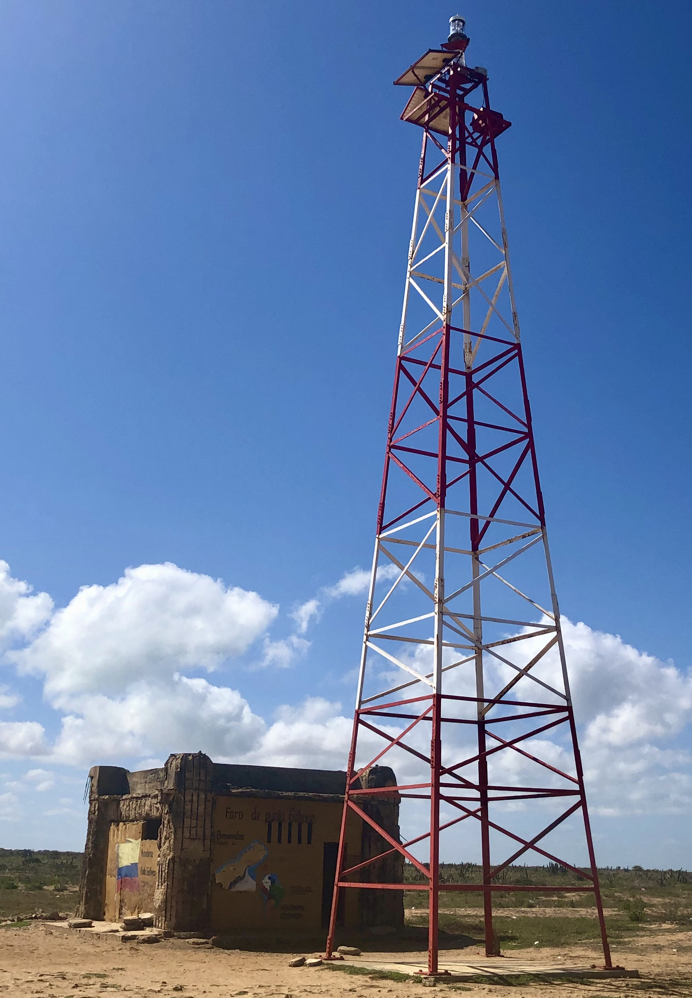 Faro de Punta Gallinas, Diciembre 2021.