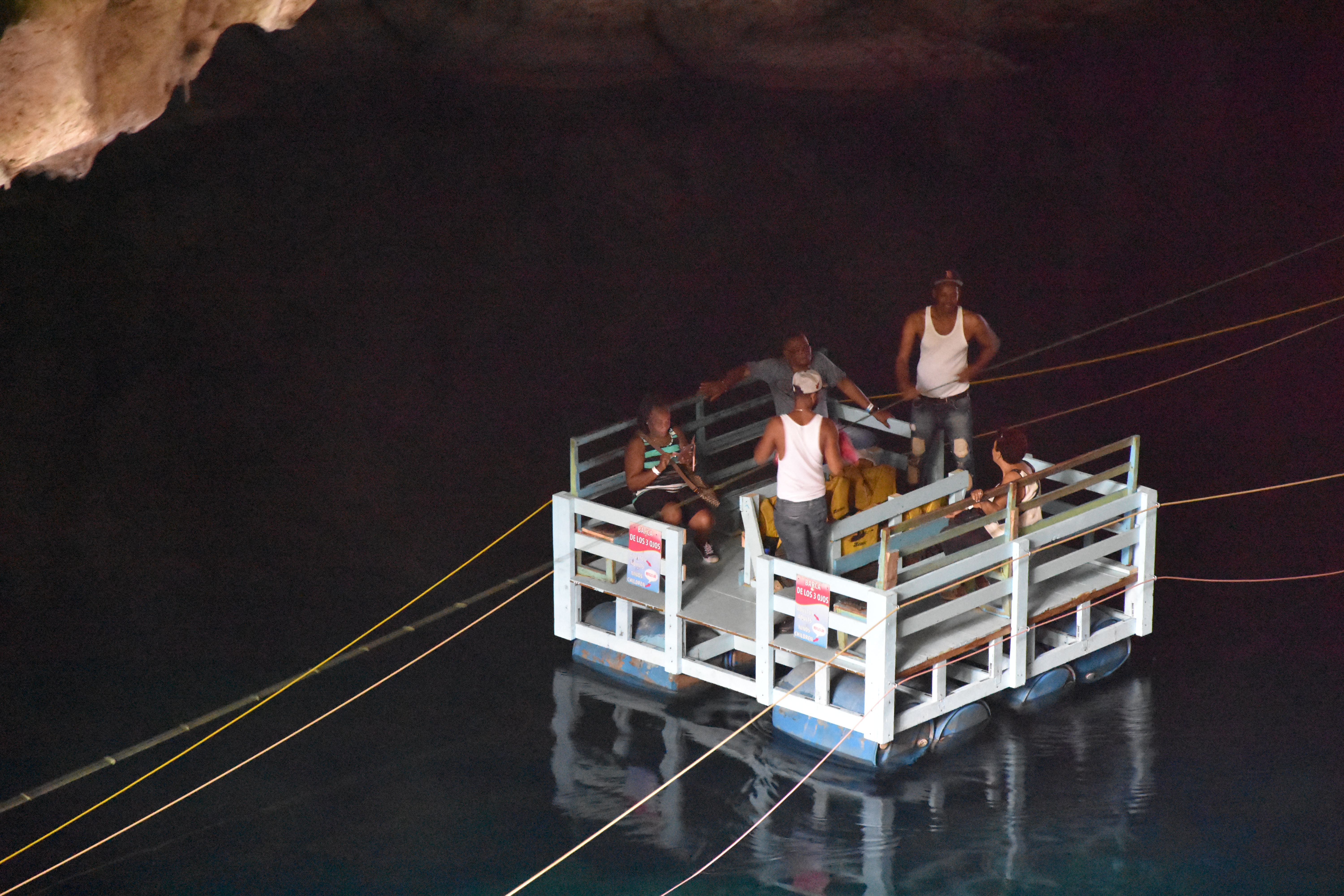Los Tres Ojos national park in Santo Domingo Este, Dominican Republic.