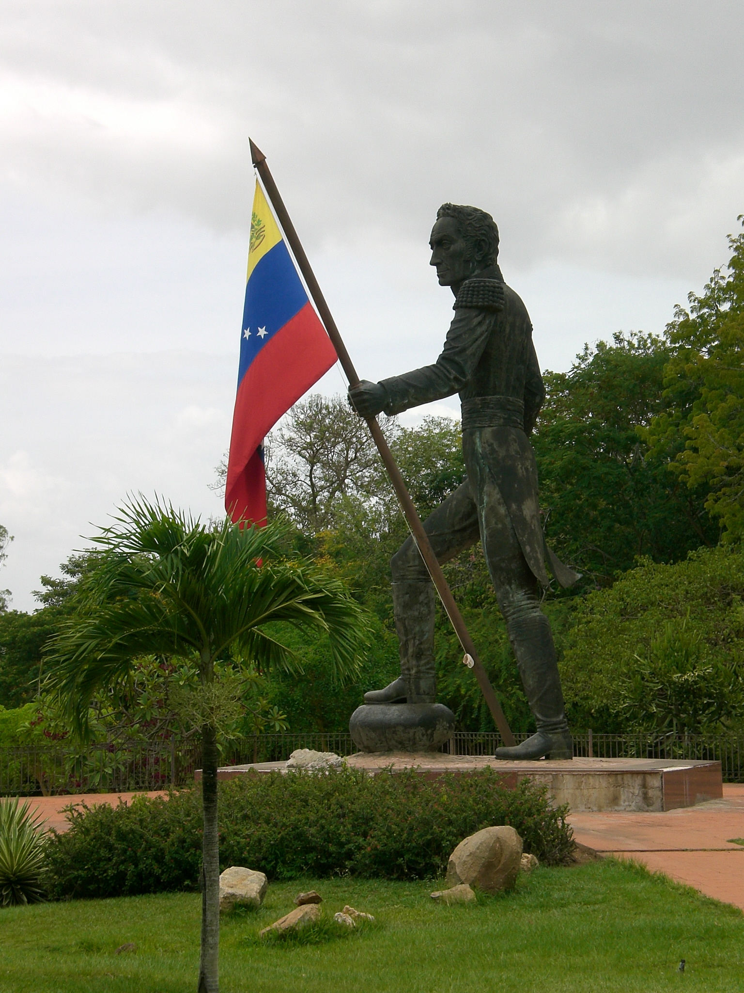 Statue in honor to Simón Bolívar, Ciudad Bolívar, Venezuela.