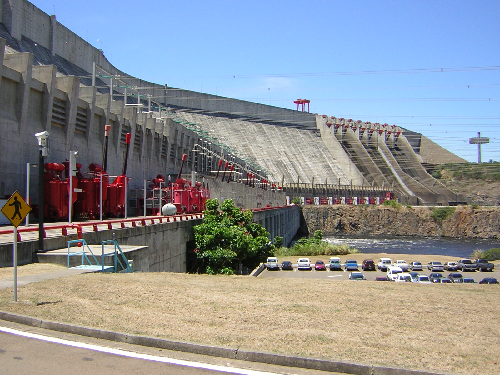 Panoramic view of the 10000MW Guri Dam in Venezuela, also called "Simón Bolívar"