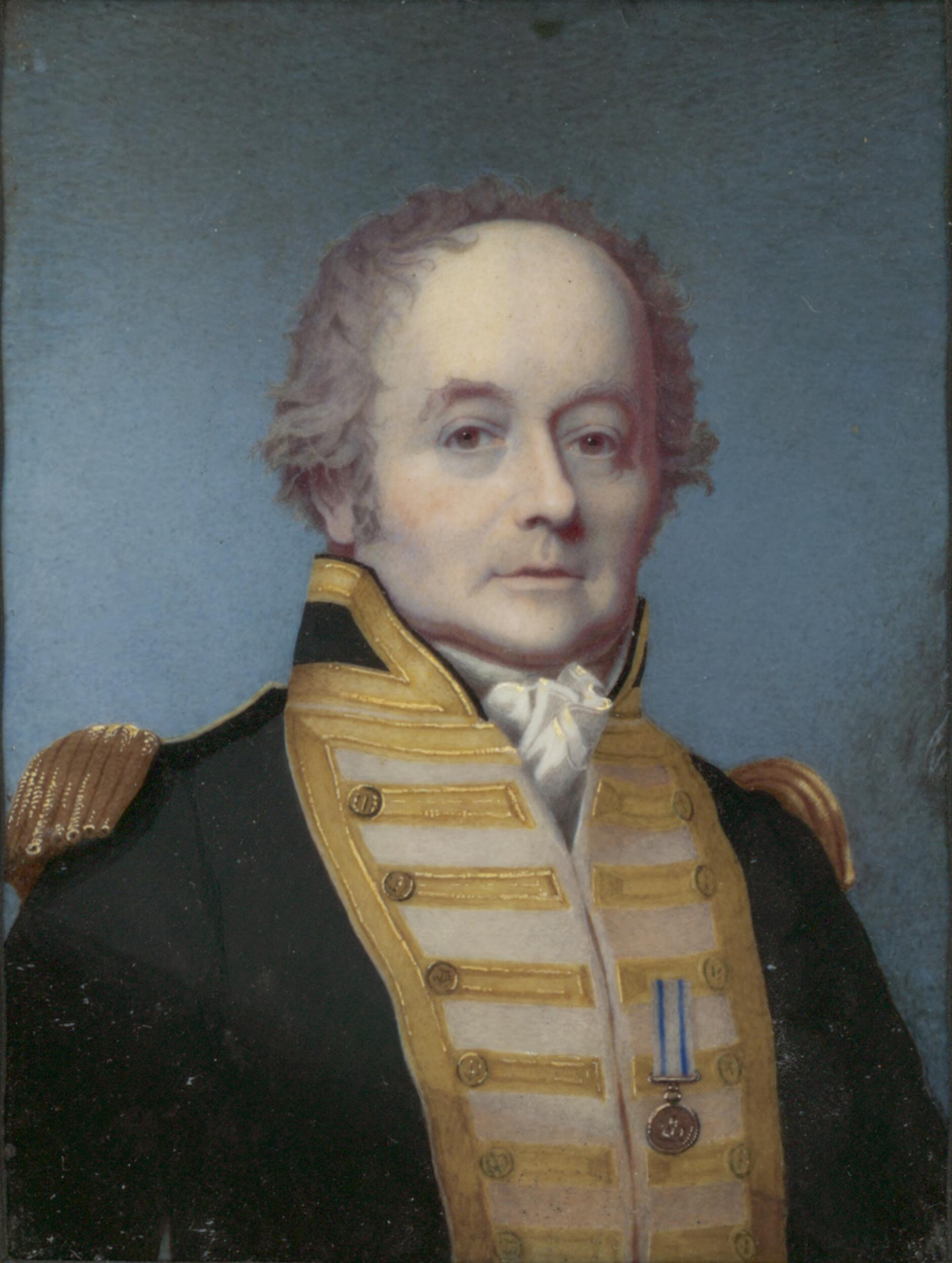 Portrait of Rear Admiral William Bligh by Alexander Huey, en:1814