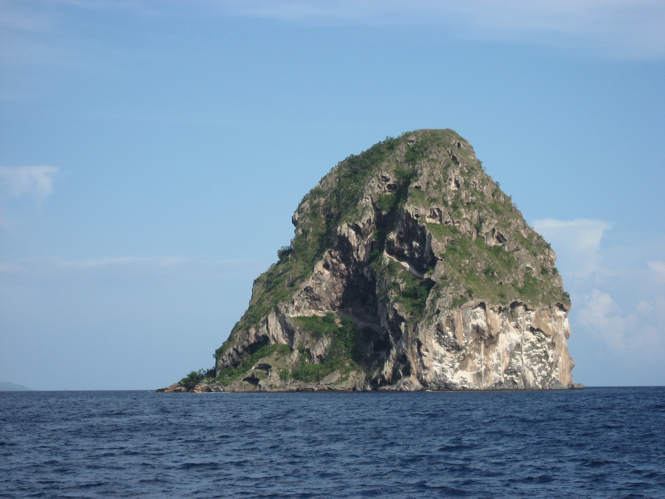 Diamond Rock off the coast of Martinique
