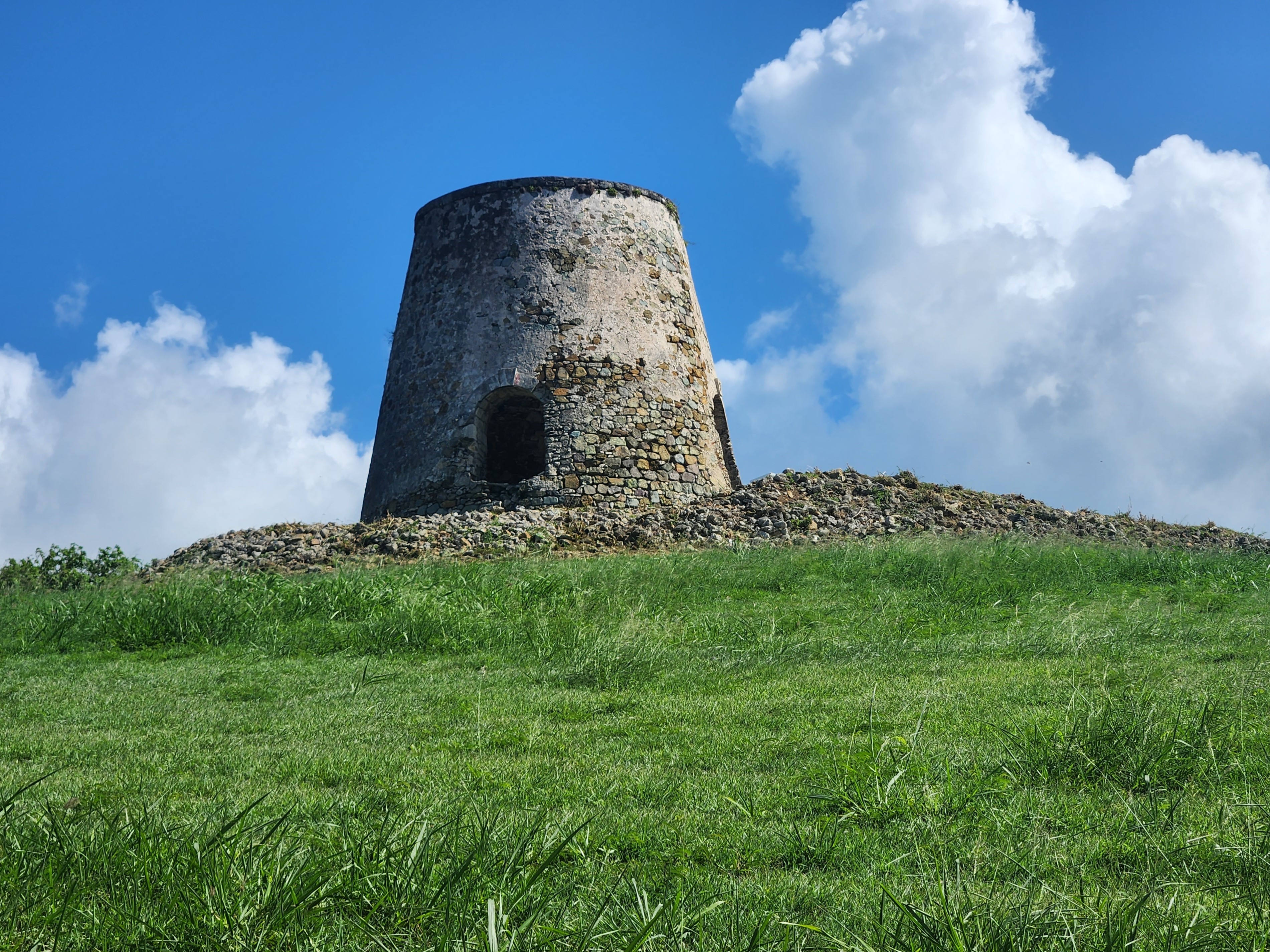 Rust Op Twist Danish sugar mill on the island of St. Croix at Cane Bay