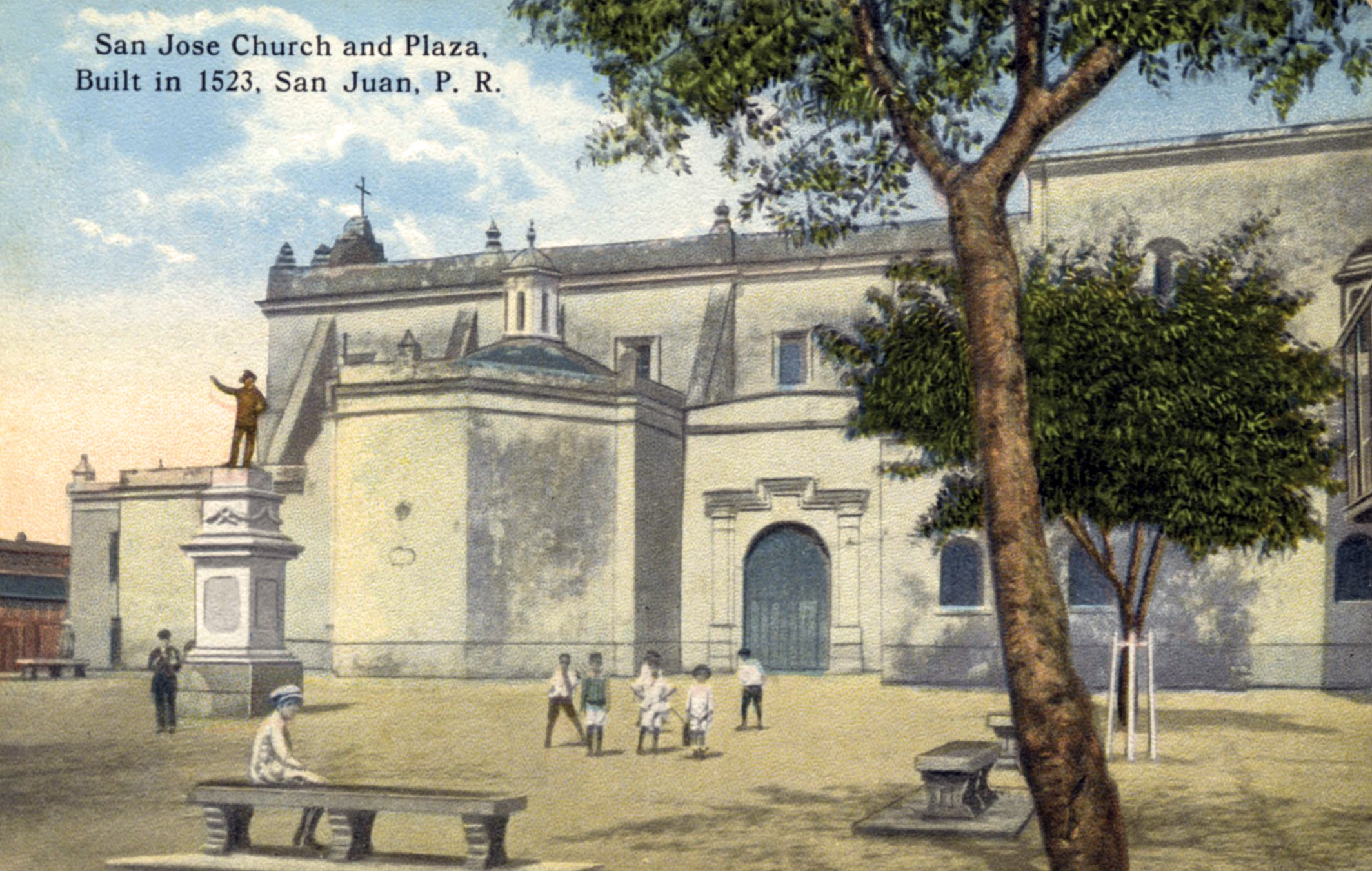 Photomechanical print (postcard) : halftone, tinted 
Divided back