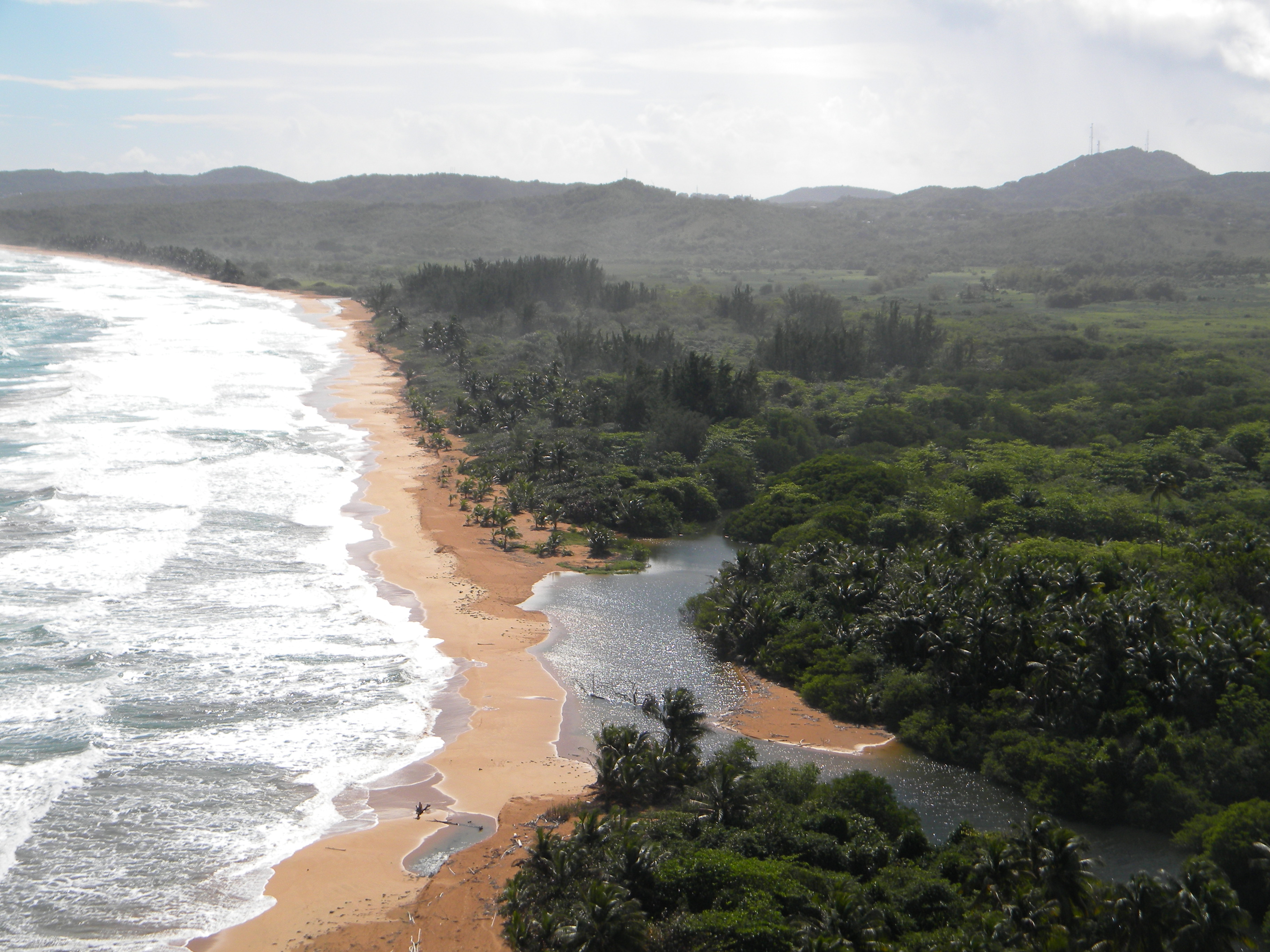 San Miguel Beach at the entrance of the Northeast Ecological Corridor. Photo taken from the Sandy Hills Condominium roof.
