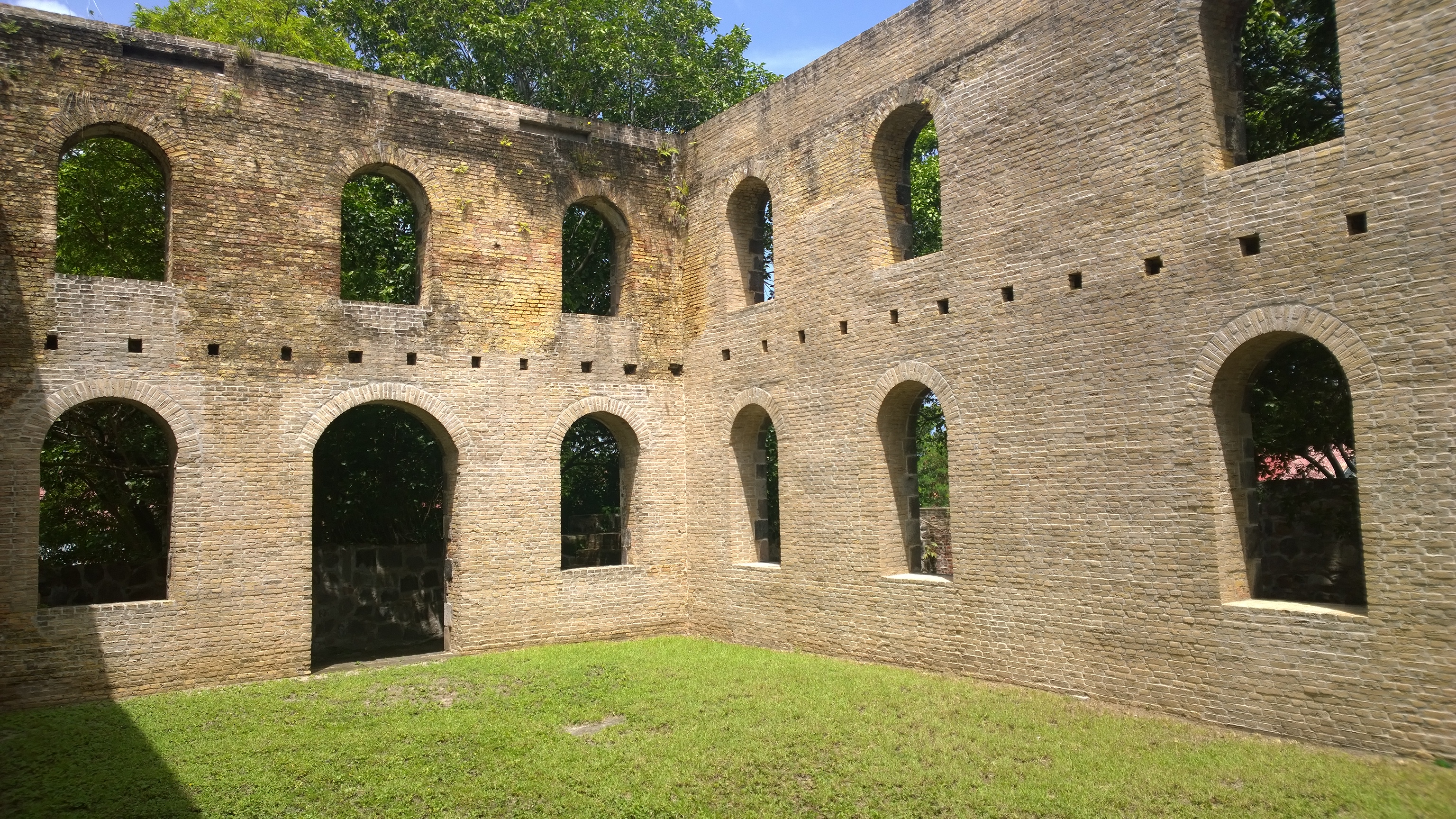 This is a photo of a monument in the Dutch Caribbean on the island Sint Eustatius identified by the ID