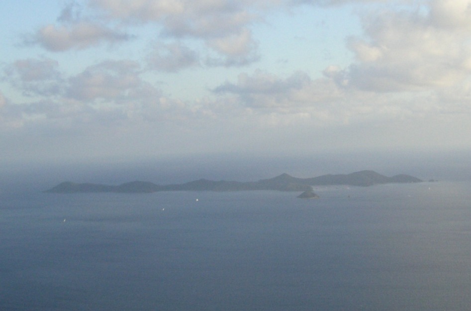 Photograph of Norman Islands (taken from Mount Sage, Tortola)
(December 2006)
