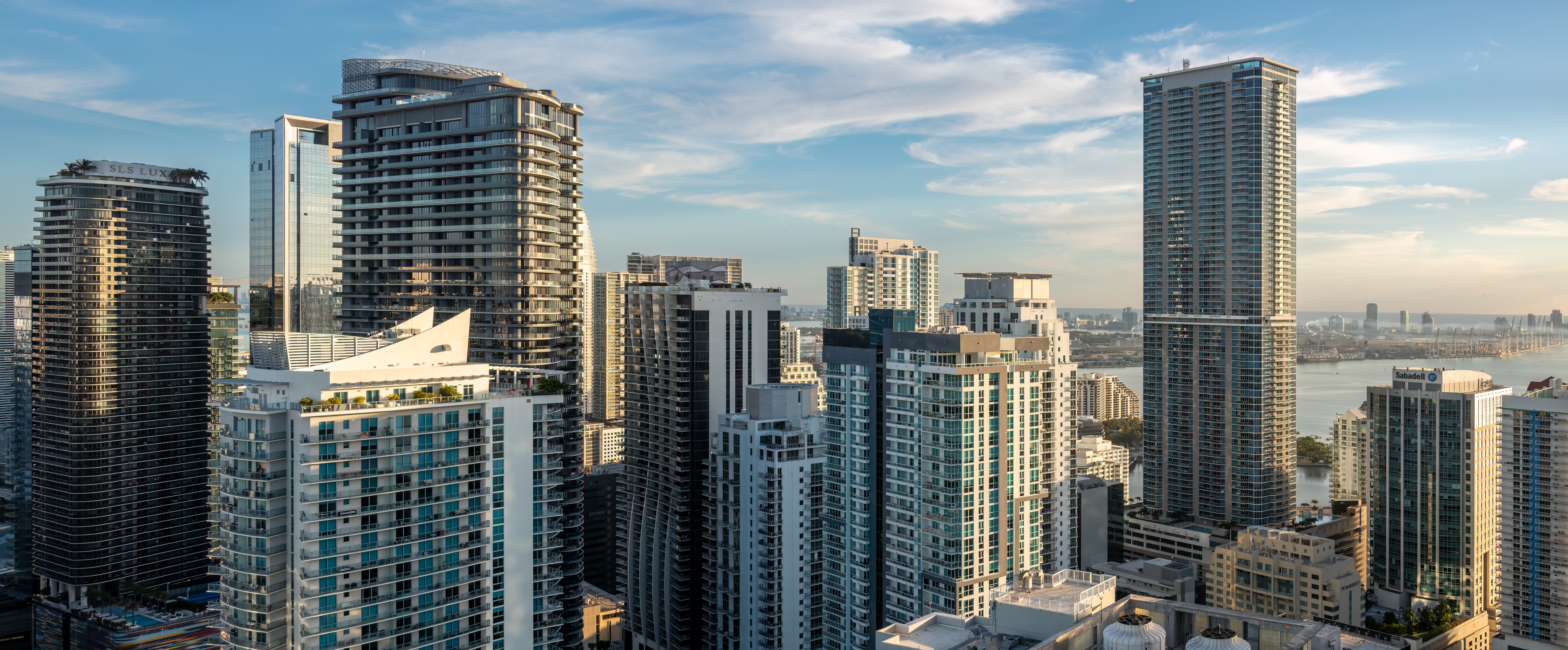 Brickell neighborhood skyline in Miami