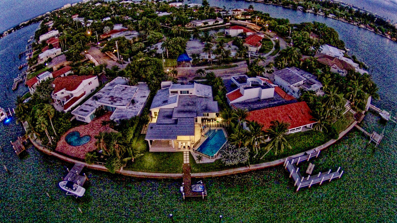 Biscayne Point at dusk