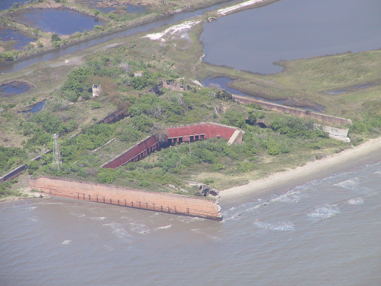 Fort Livingston, Grand Terre Island, Louisiana, April 2002