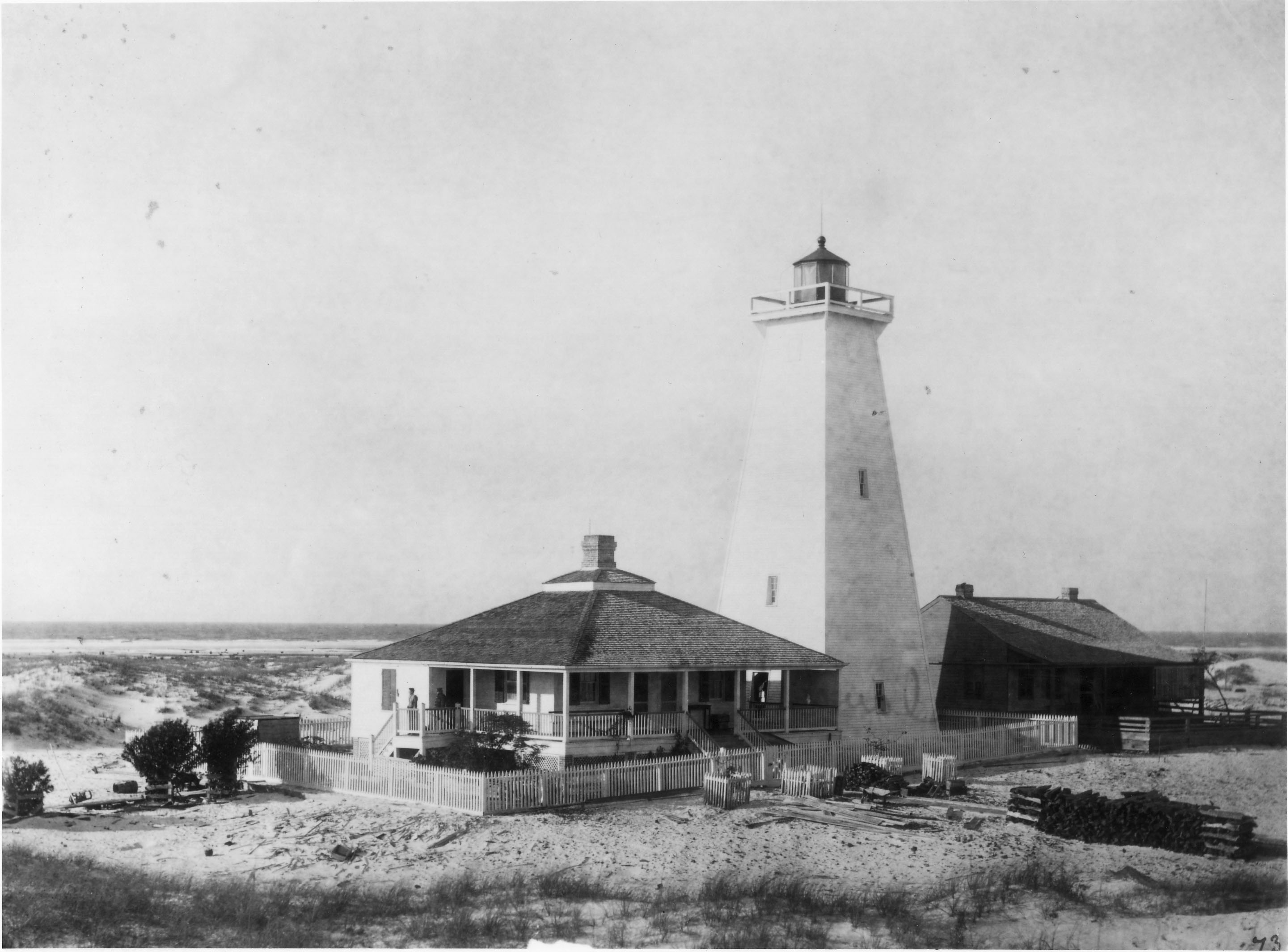 Ship Island lighthouse of 1886