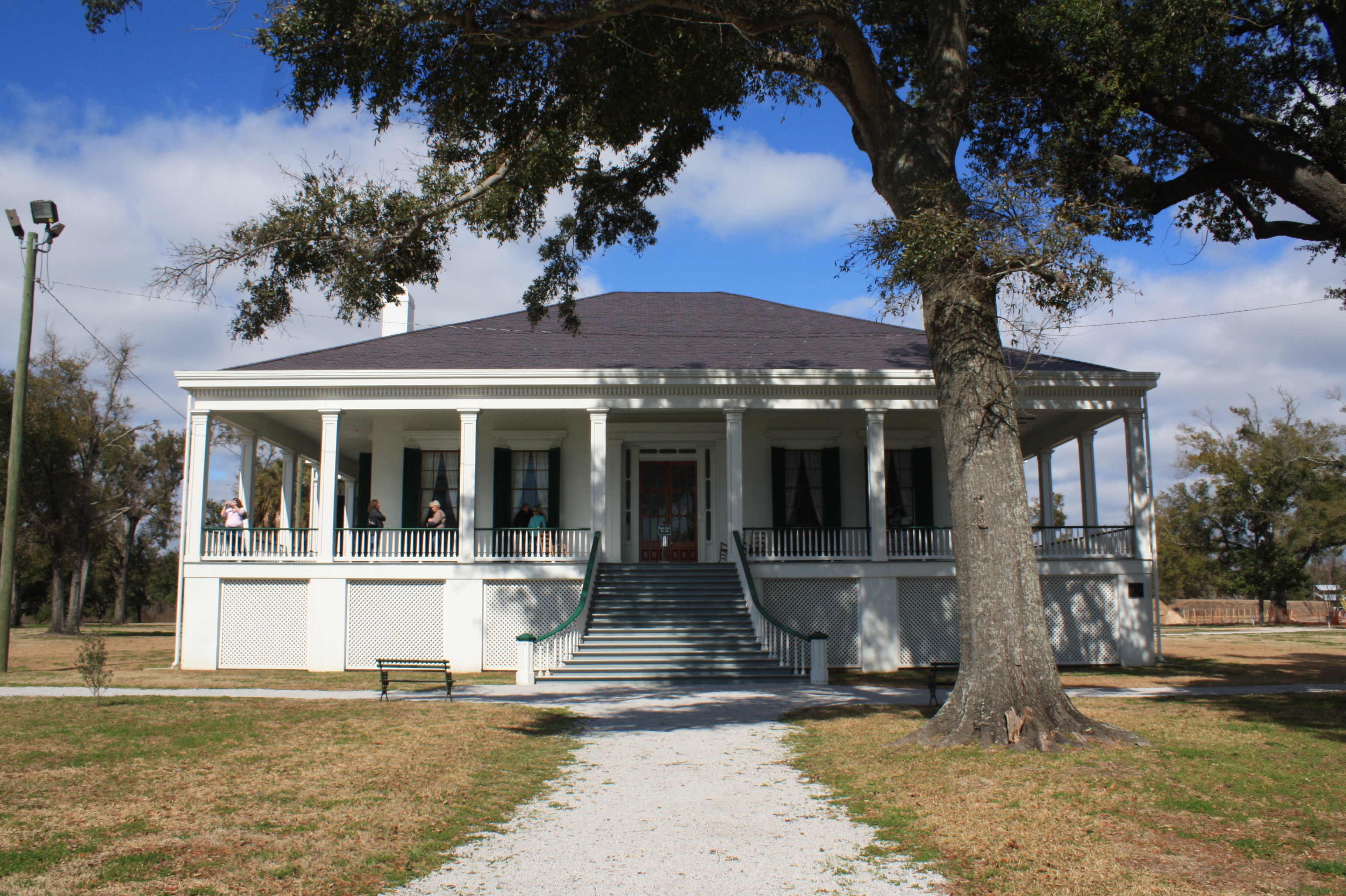 Beauvoir in Biloxi, Mississippi.  Post-restoration, following massive damage from Hurricane Katrina.