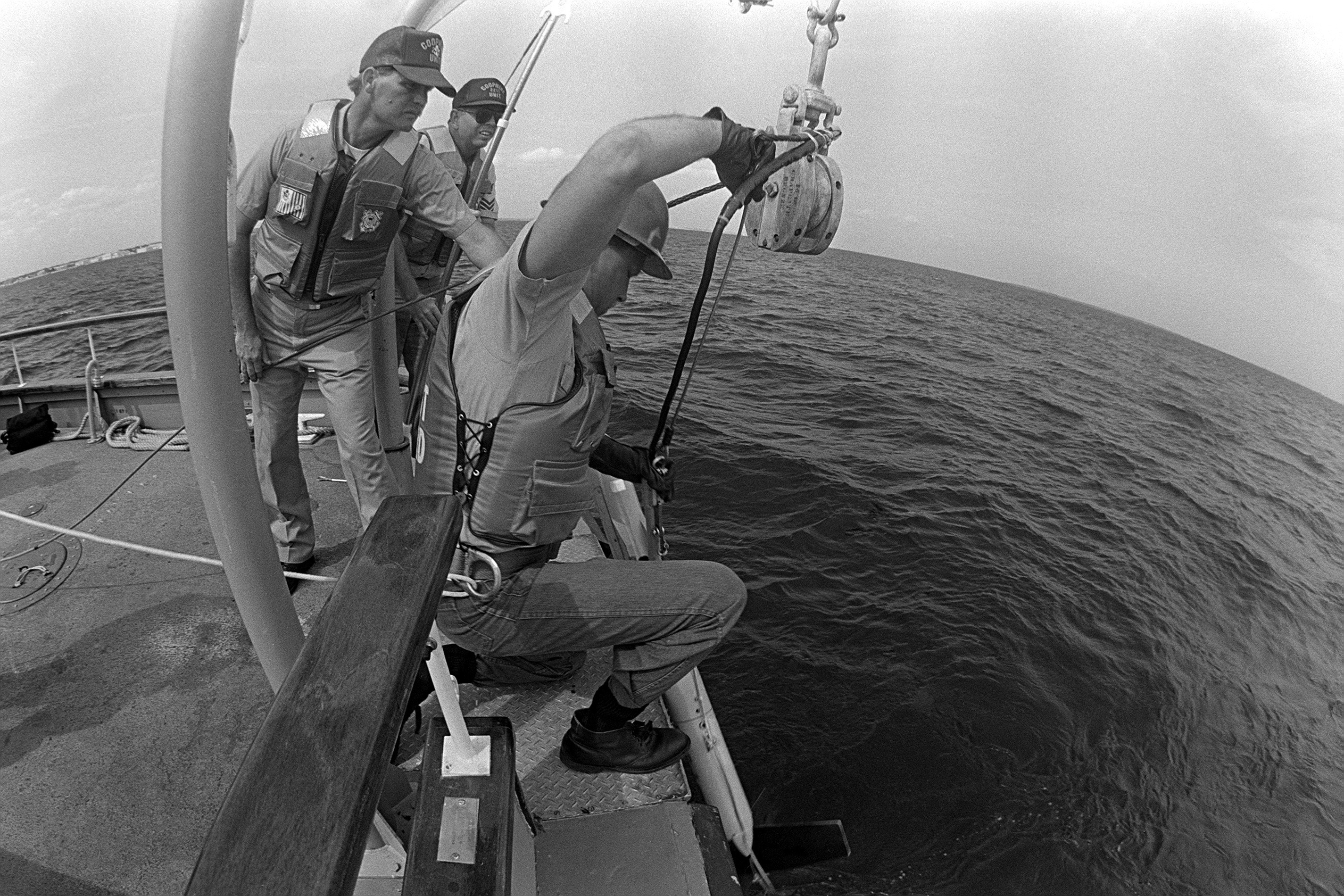 The original finding aid described this photograph as: Base: Pensacola Bay State: Florida (FL) Country: United States Of America (USA) Scene Camera Operator: Jim Bryant Release Status: Released to Public