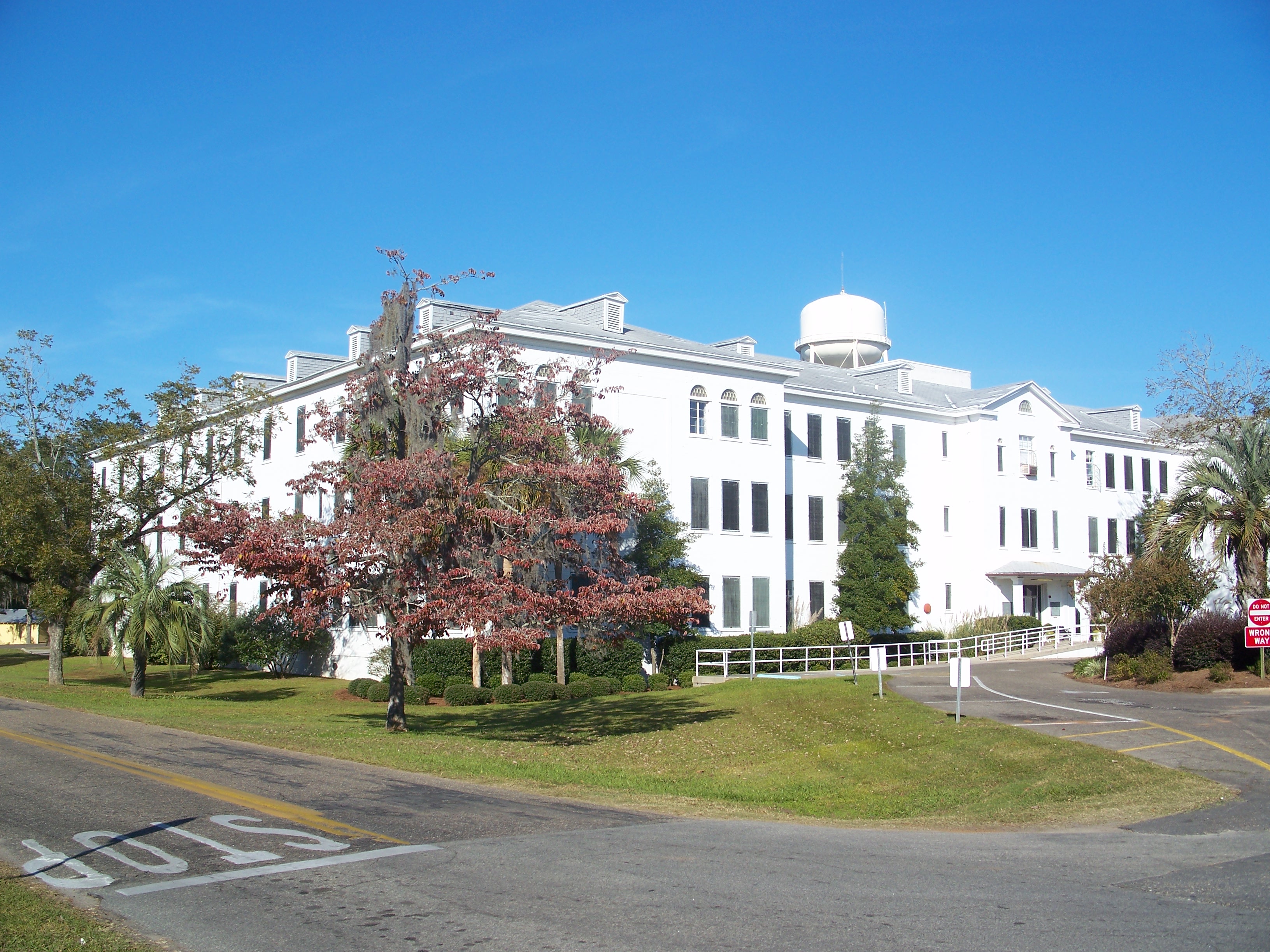 Amos Building at the Florida State Hospital, in Chattahoochee, Florida