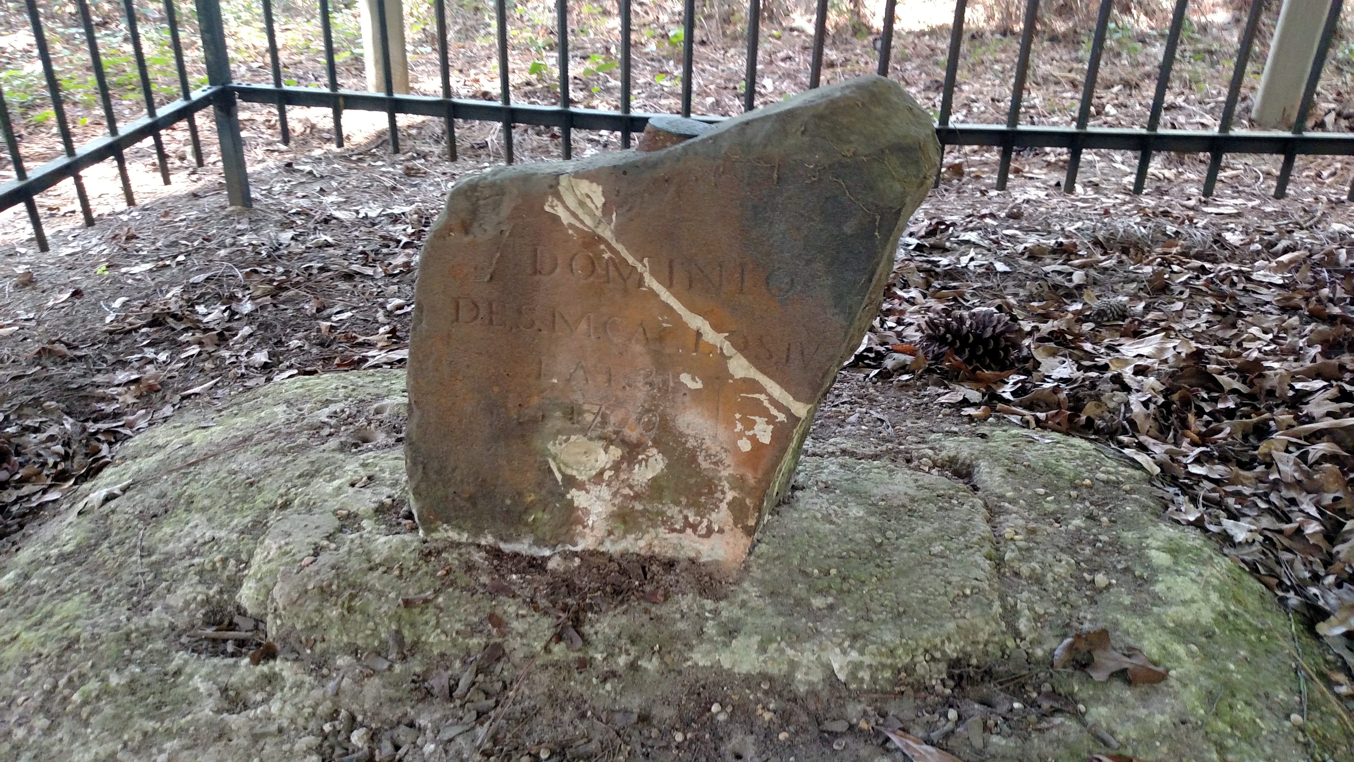 Well marked path to monument