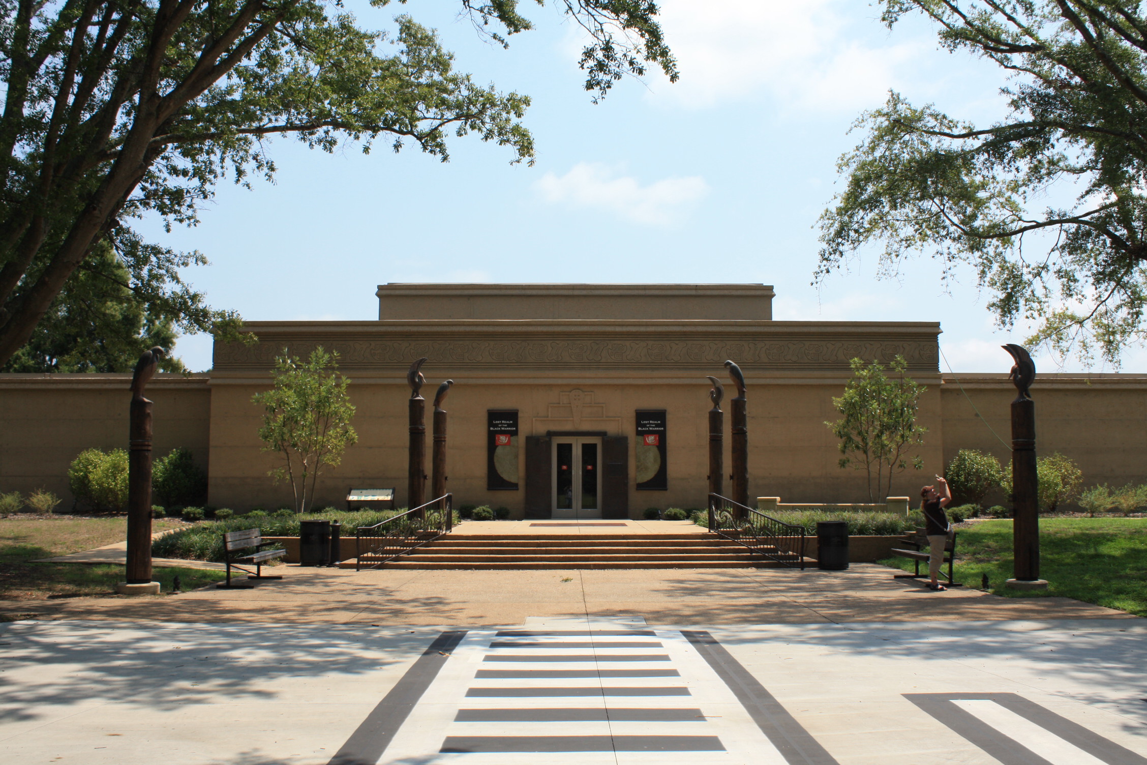 The Jones Archaeological Museum at the Moundville Archaeological Park in Moundville, Hale County, Alabama, United States.