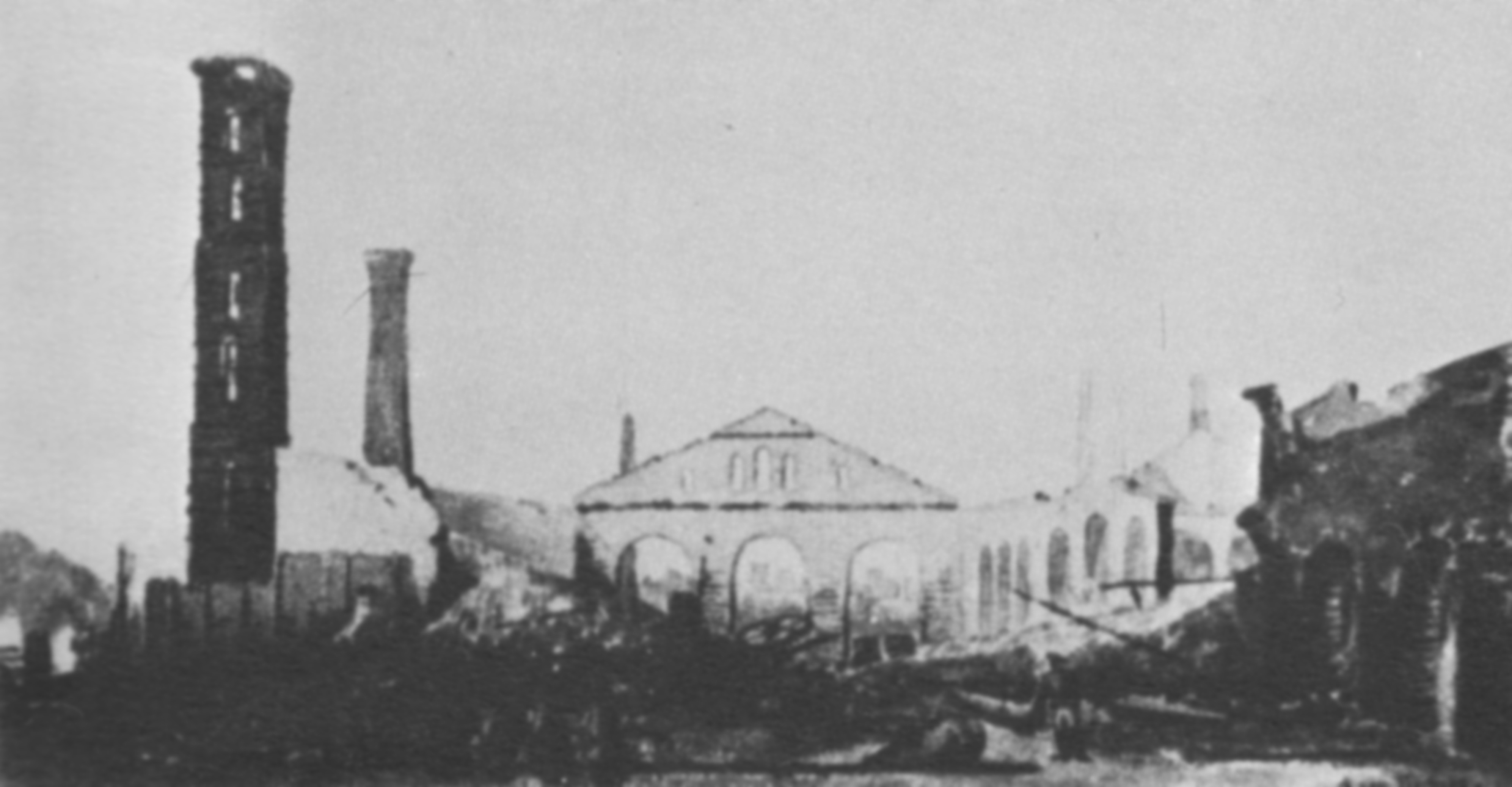 The ruins of the Confederate States Naval Foundry at Selma, Alabama.