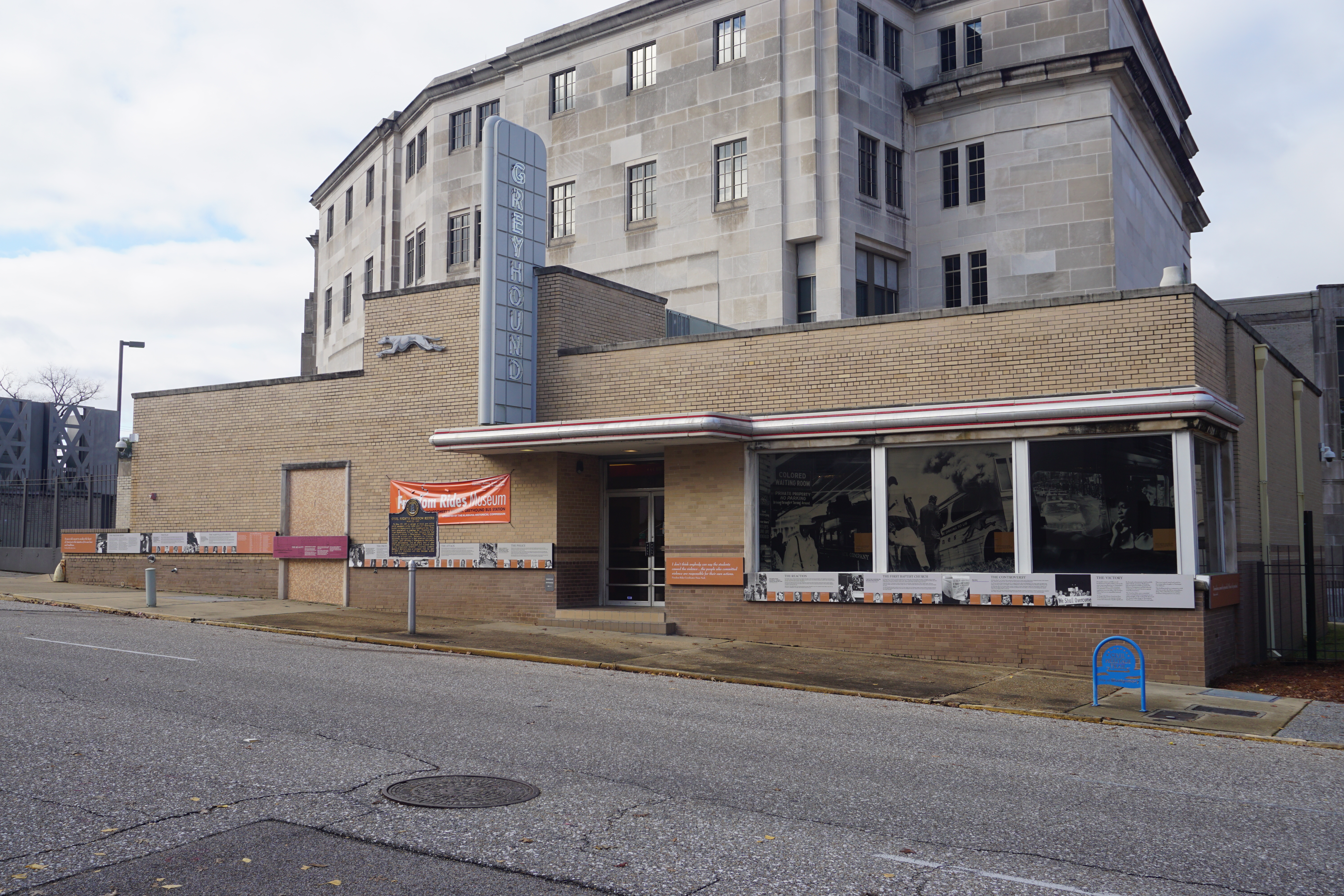 The Freedom Rides Museum in Montgomery, Alabama (United States).