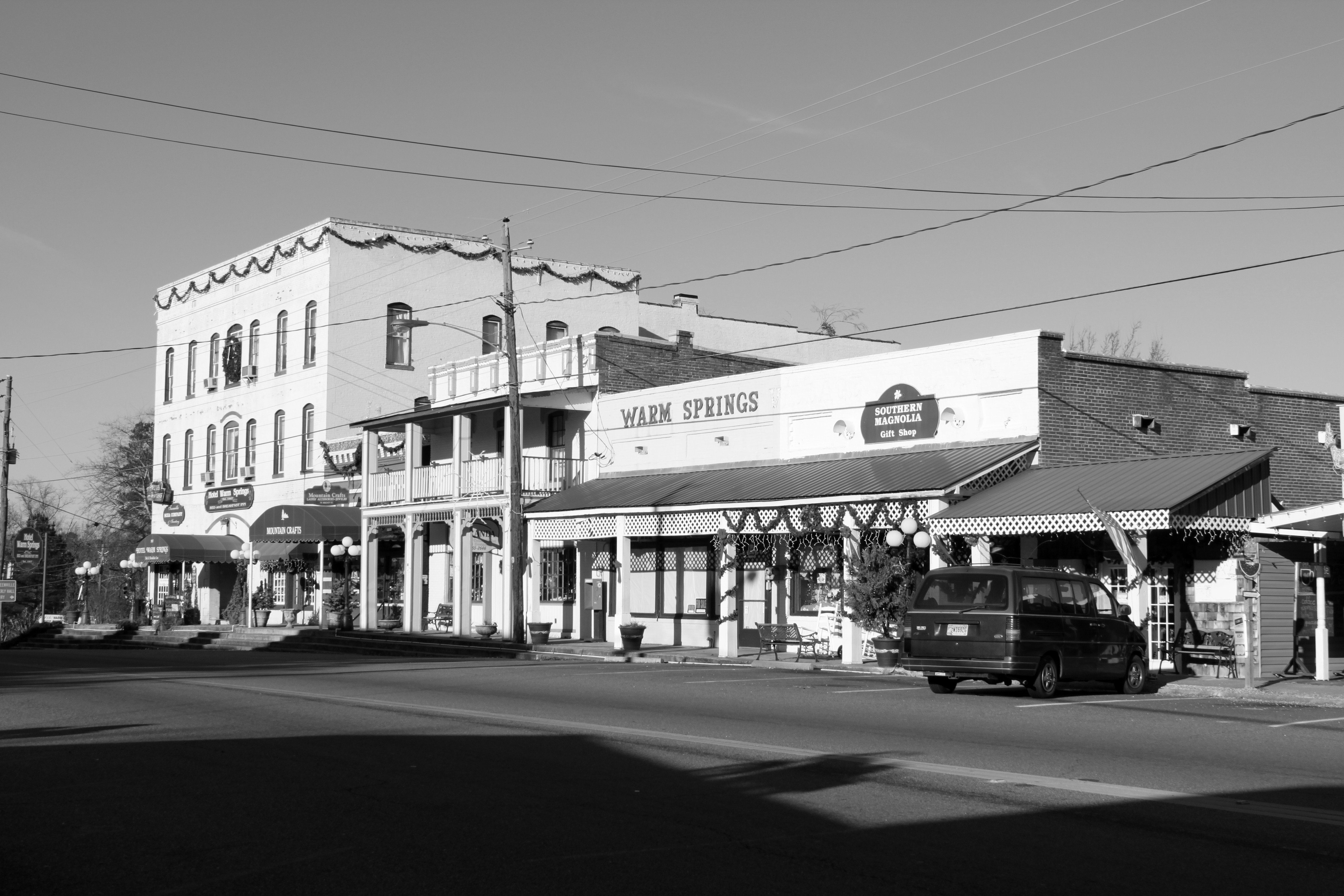 Broad Street, Warm Springs, Georgia. Photo by Brian P. Roslund.